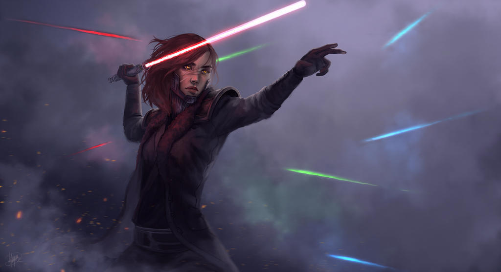 Sith Girl - Star Wars, Sith, Art