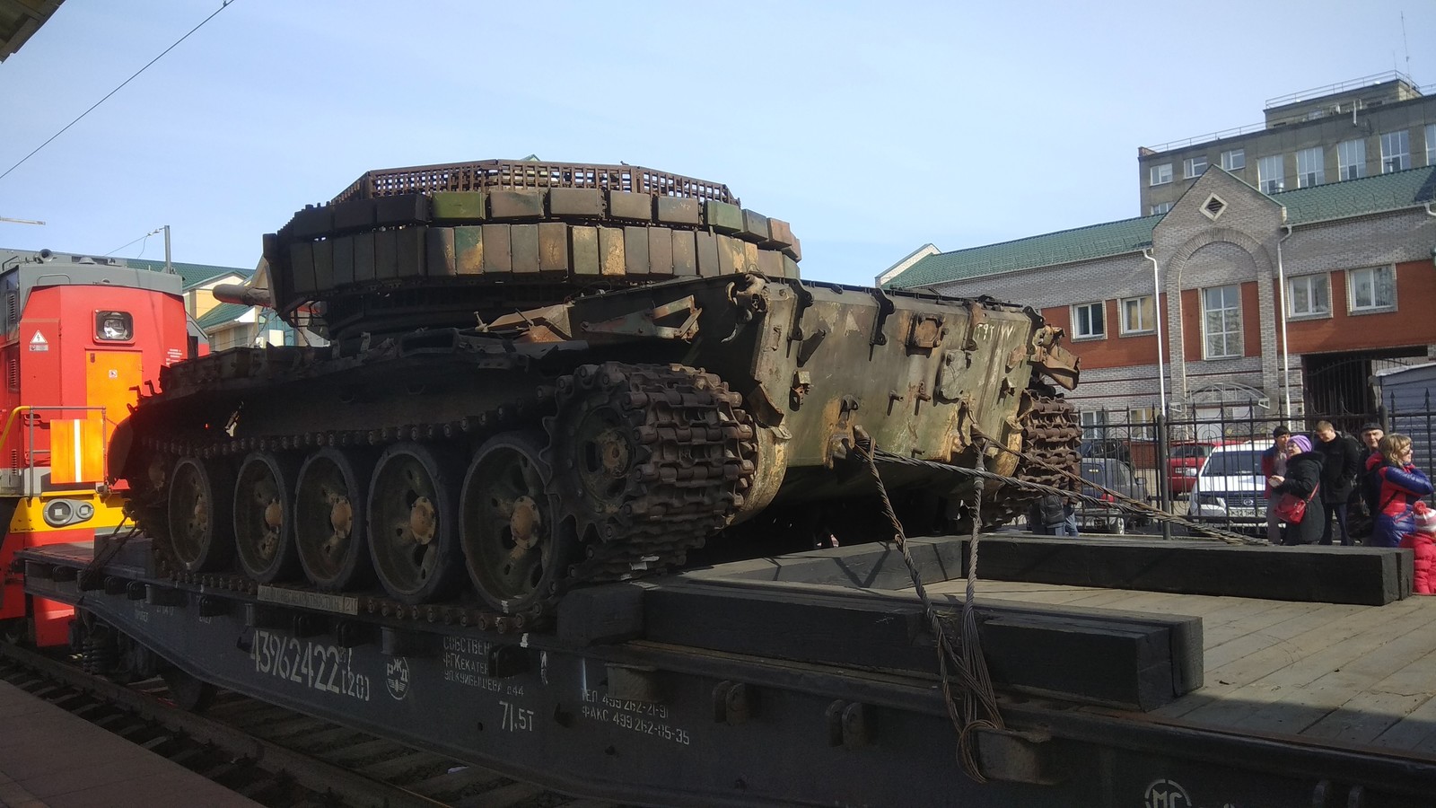 В Красноярск прибыл поезд с сирийской военной техникой.Фотографии от 05.04.2019. - Моё, Армия, Сирия, Красноярск, Длиннопост