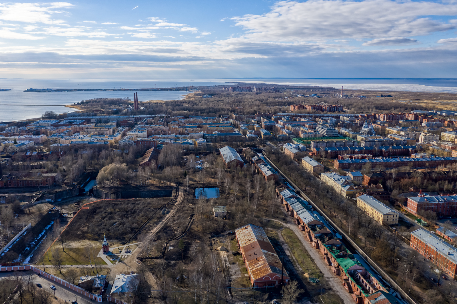 Landscapes of Kronstadt - My, Kronstadt, Aerial photography, Longpost, The photo