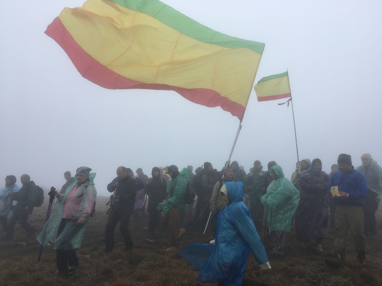 On April 13, more than 60 Evpatoria tourists climbed Eklizi-Burun. - My, , Images, Video, Hike, Longpost