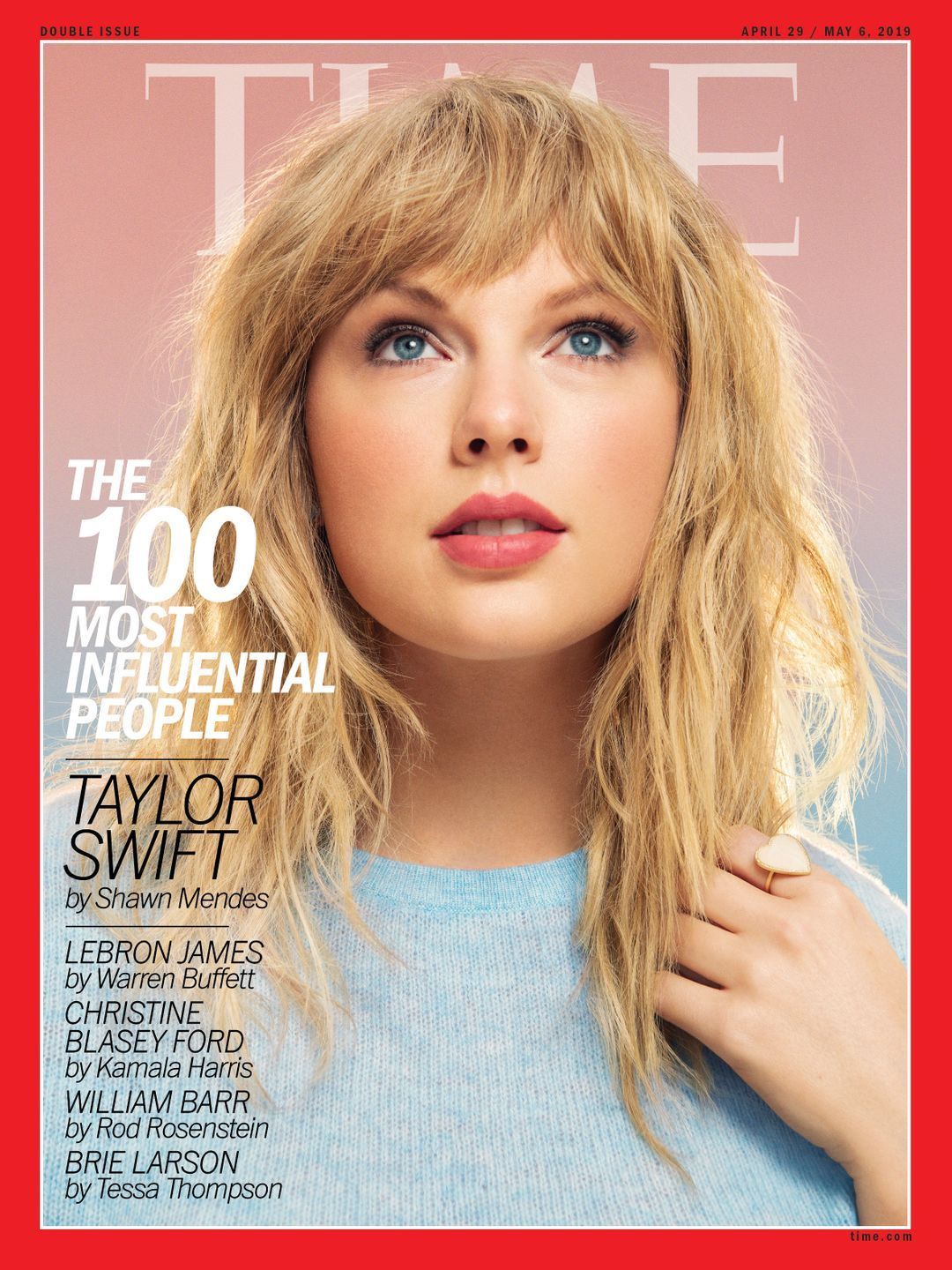 Тейлор Свифт становится первой певицей, которая трижды появилась на обложке «TIME»