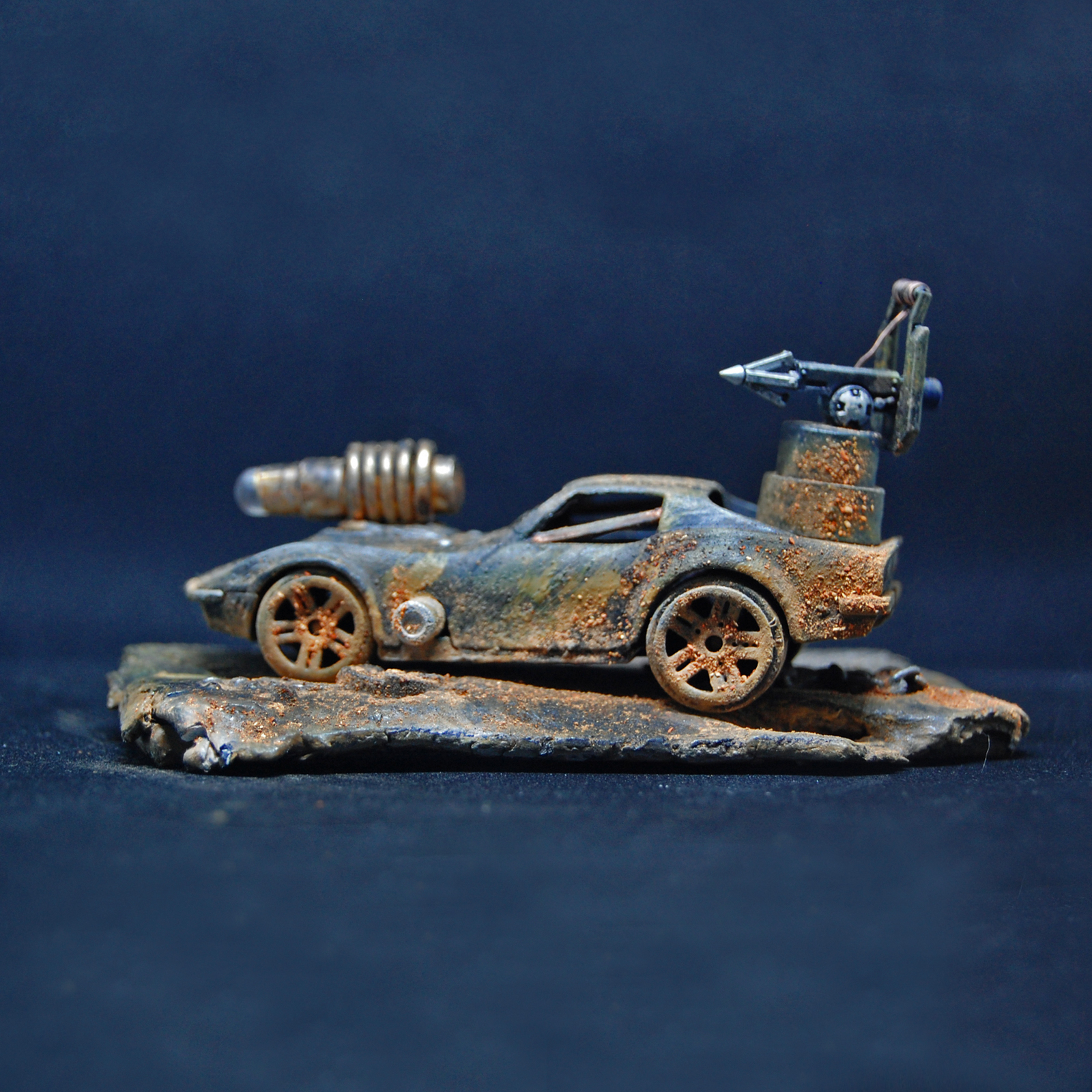 Воин дороги. - Моё, Gaslands, Игровые модели, Hot wheels, Конверсия, Фотография, Настольные игры, Длиннопост