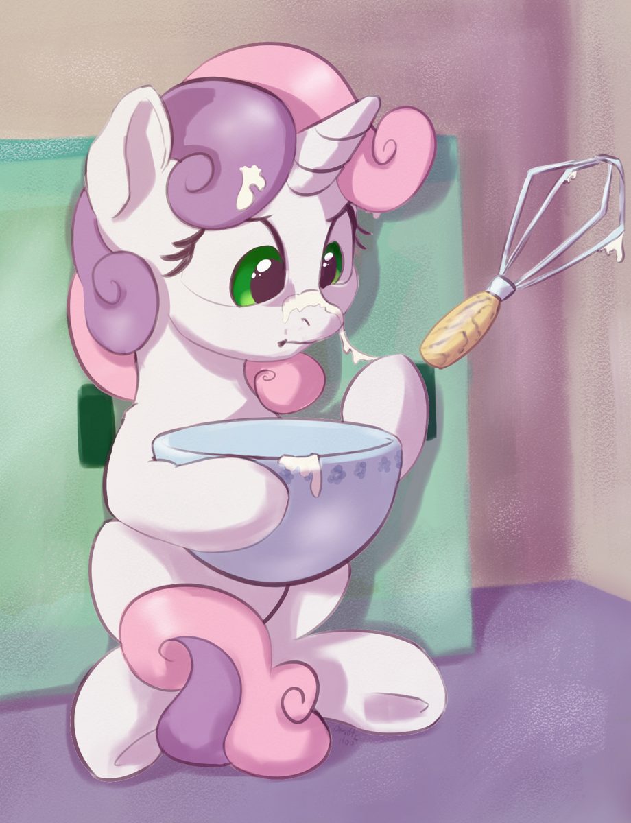 Cooking problem - My little pony, Sweetie belle, Drafthoof