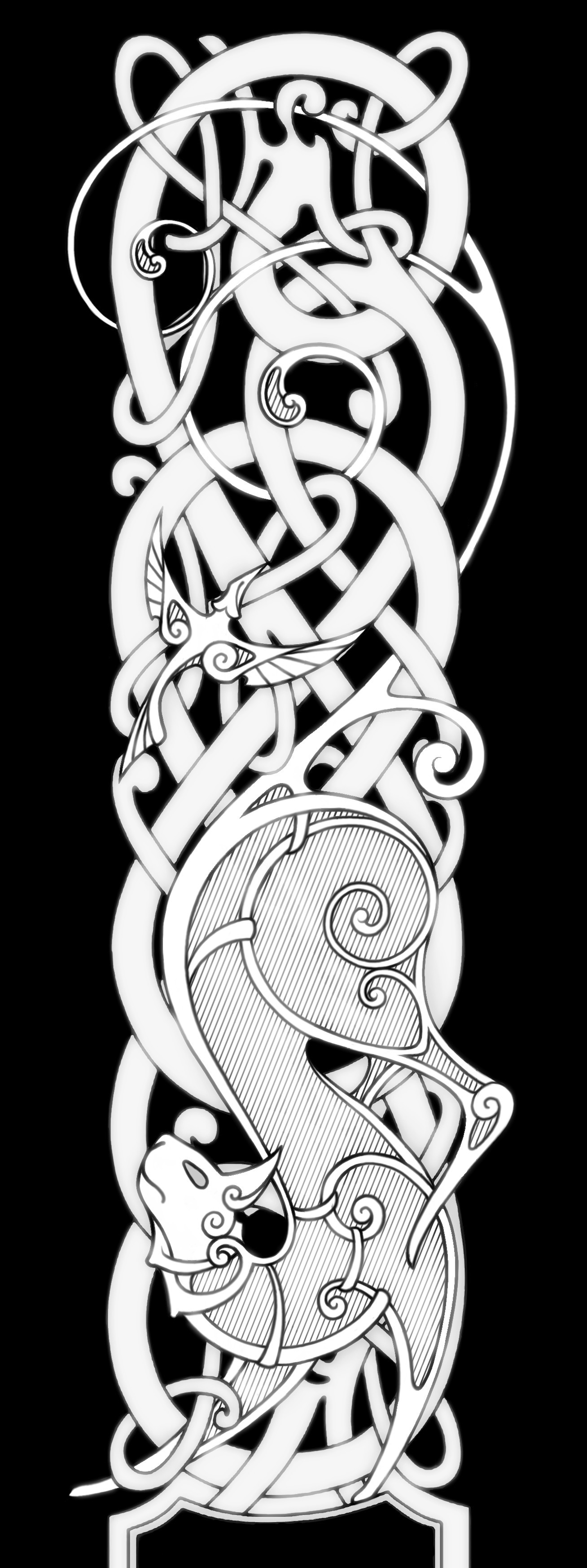 Tattoo? Why not. - My, Tattoo, Tattoo sketch, Ligature, Longpost