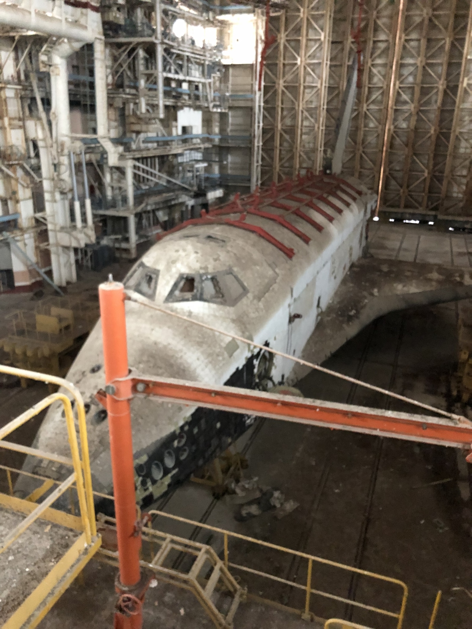 Buran, storm, well, or whatever in the former USSR) the place where the legend now stands, Baikonur (Kazakhstan) - My, Baikonur, Cosmodrome, Kazakhstan, Longpost, Buran