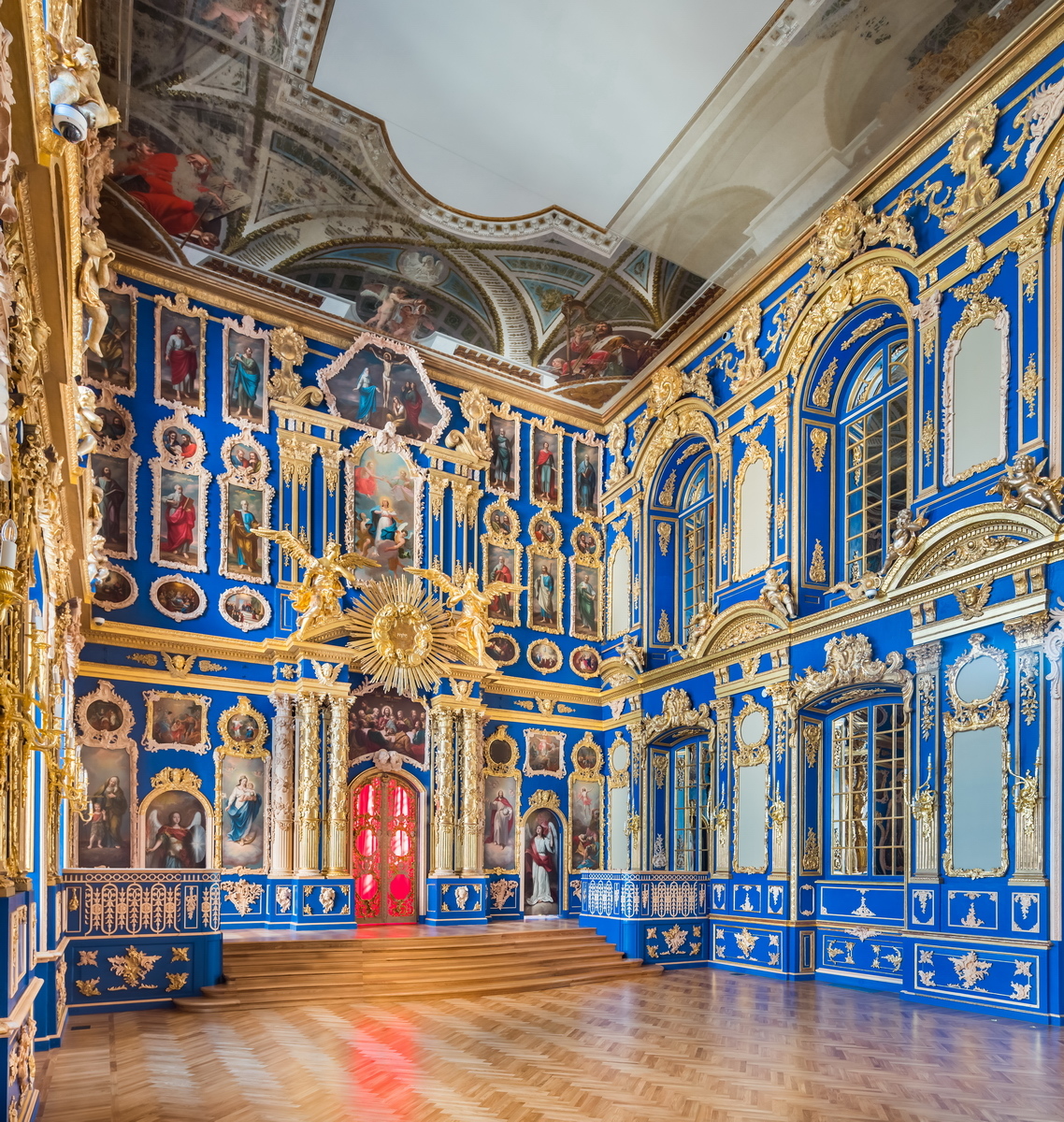 Church of the Resurrection of Christ (house church of the Catherine Palace) - My, Castle, Belimov-Gushchin, Christianity, Religion, Longpost, Tsarskoe Selo, Church, Architecture