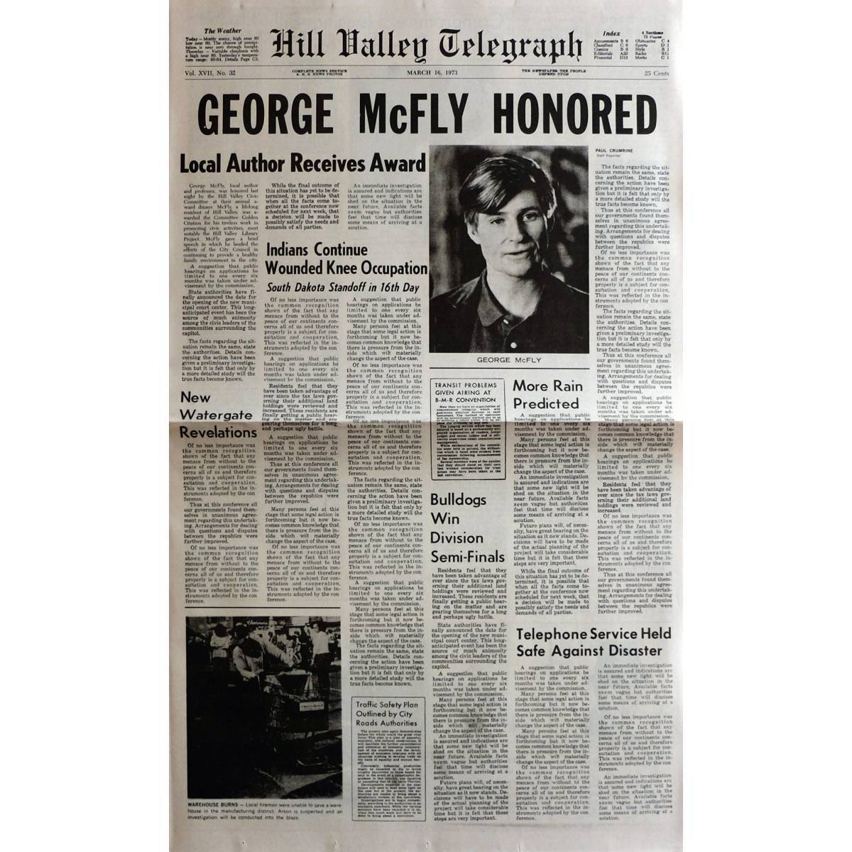 Hill Valley Telegraph, USA Today & some people at photo - Газеты, Назад в будущее, Usa Today, Фотография, Длиннопост, Назад в будущее (фильм)