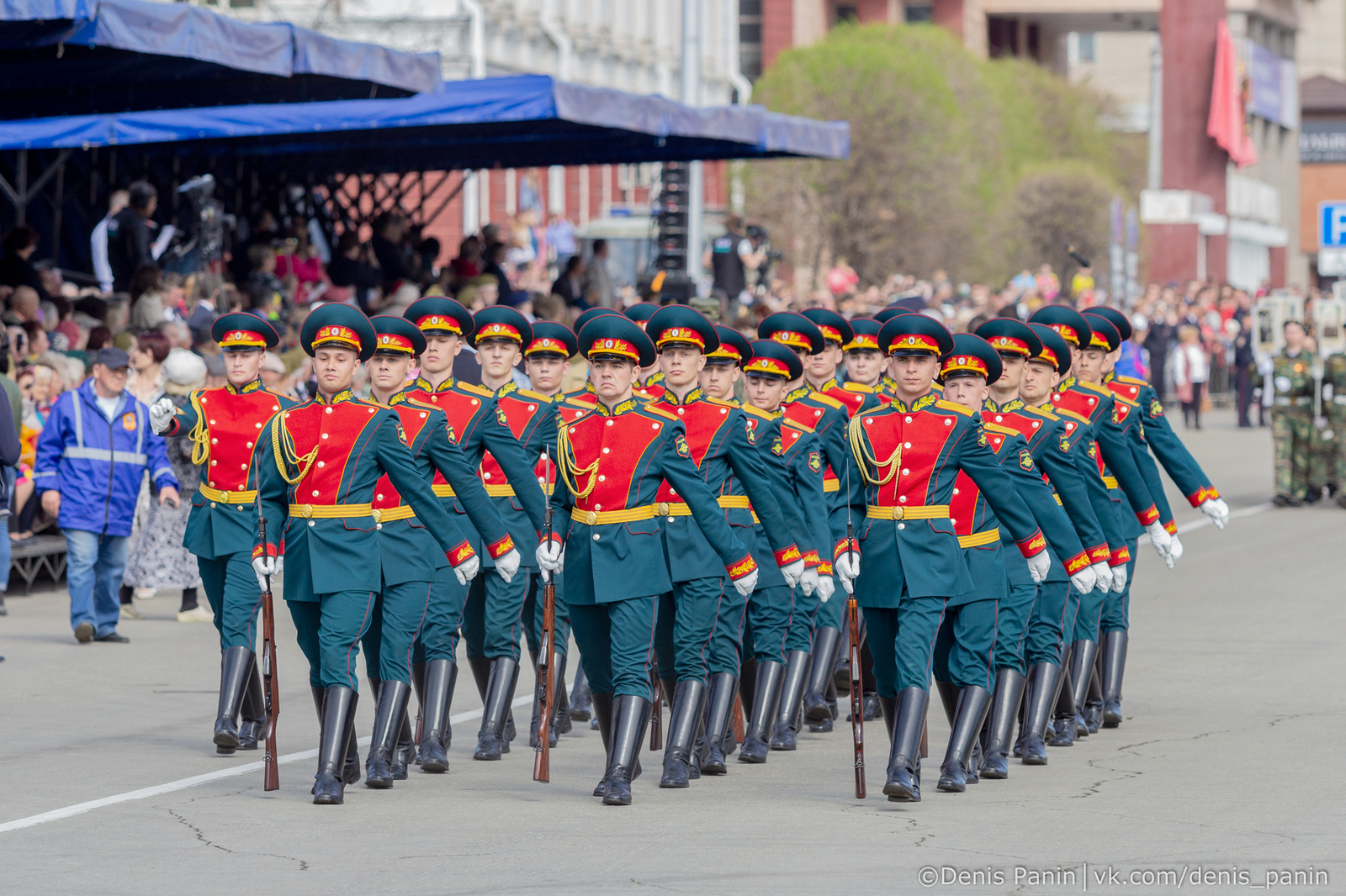 Parade in honor of Victory Day in Barnaul - My, Victory Day, Victory parade, Firework, Day of Remembrance, Barnaul, Longpost, May 9 - Victory Day