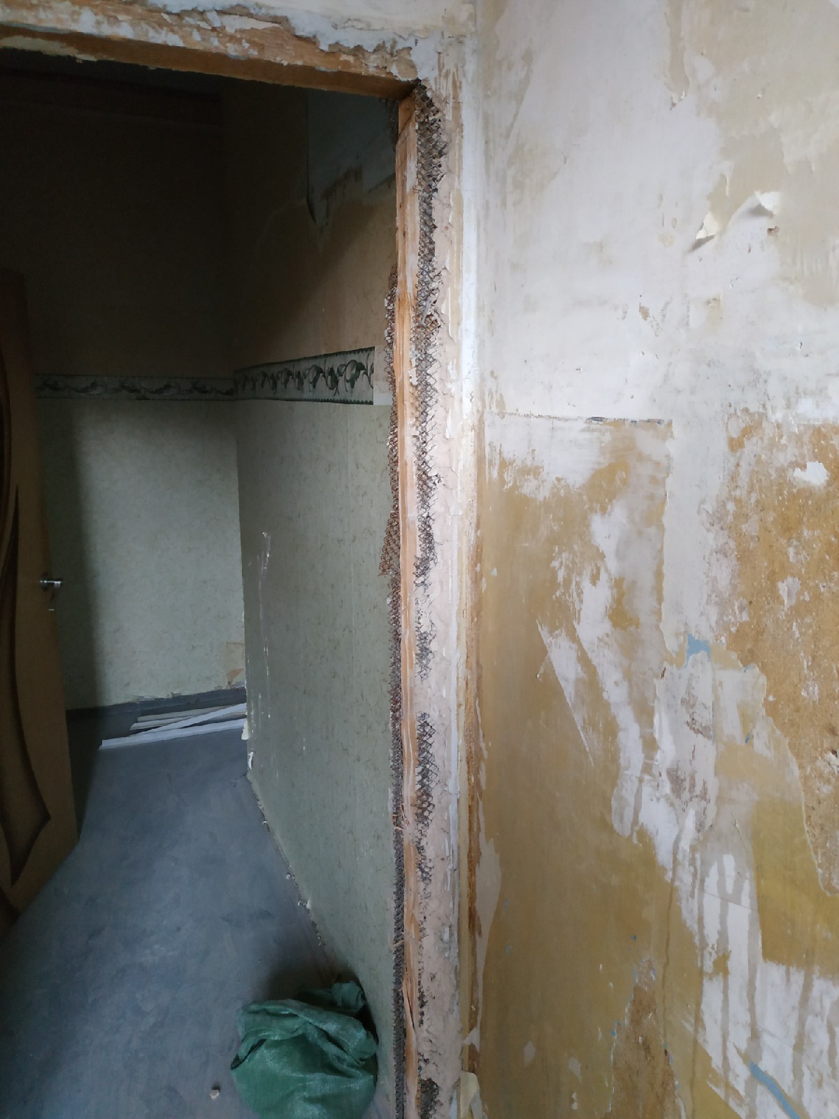 On the acquisition of real estate. Part 3. Start of renovation, kitchen. - My, Longpost, Repair, Apartment, Designer, Kitchen, Stalinist architecture, Electrician