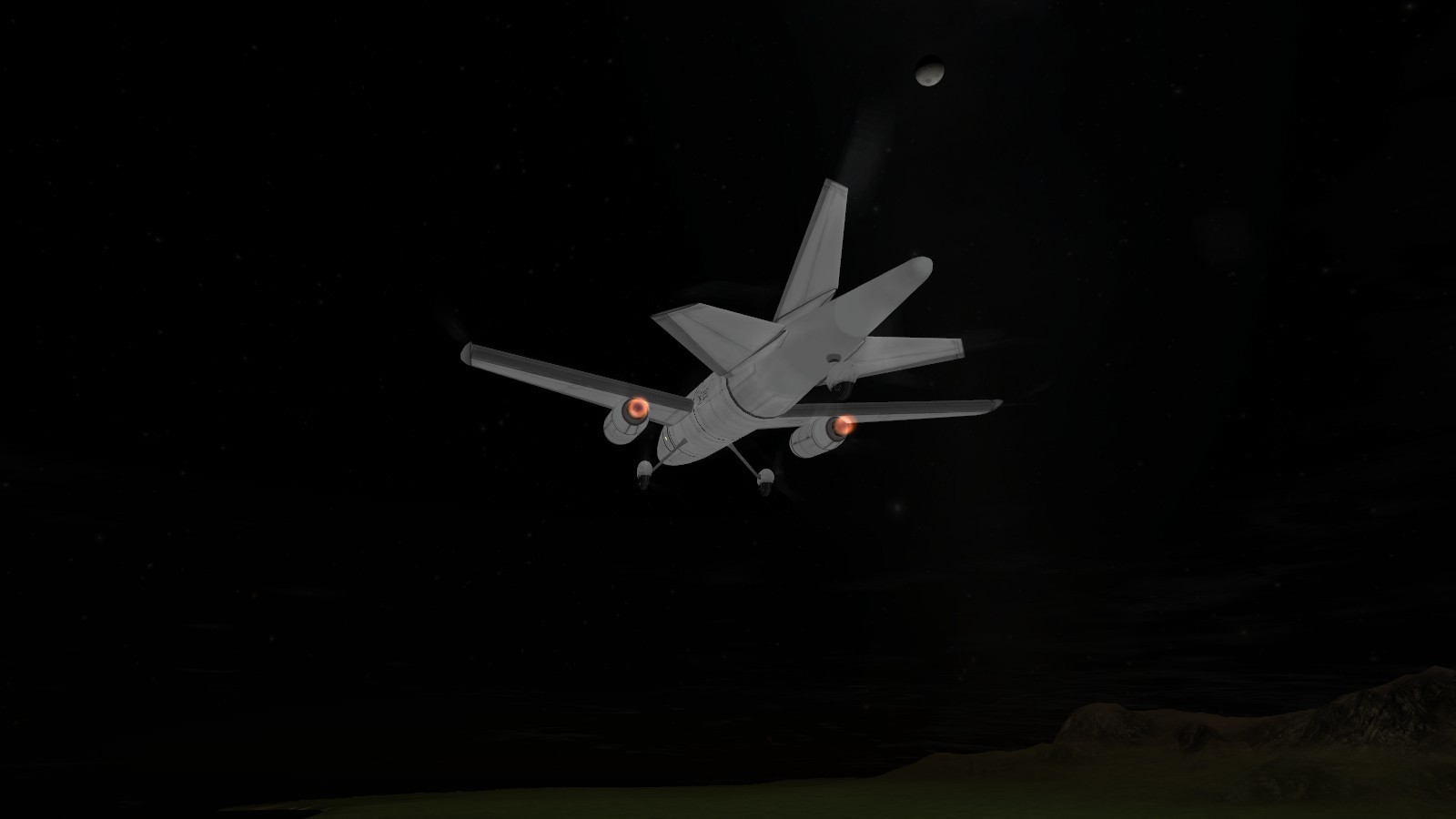 Jeb's night flight - Kerbal space program, , , Story, Longpost, Career