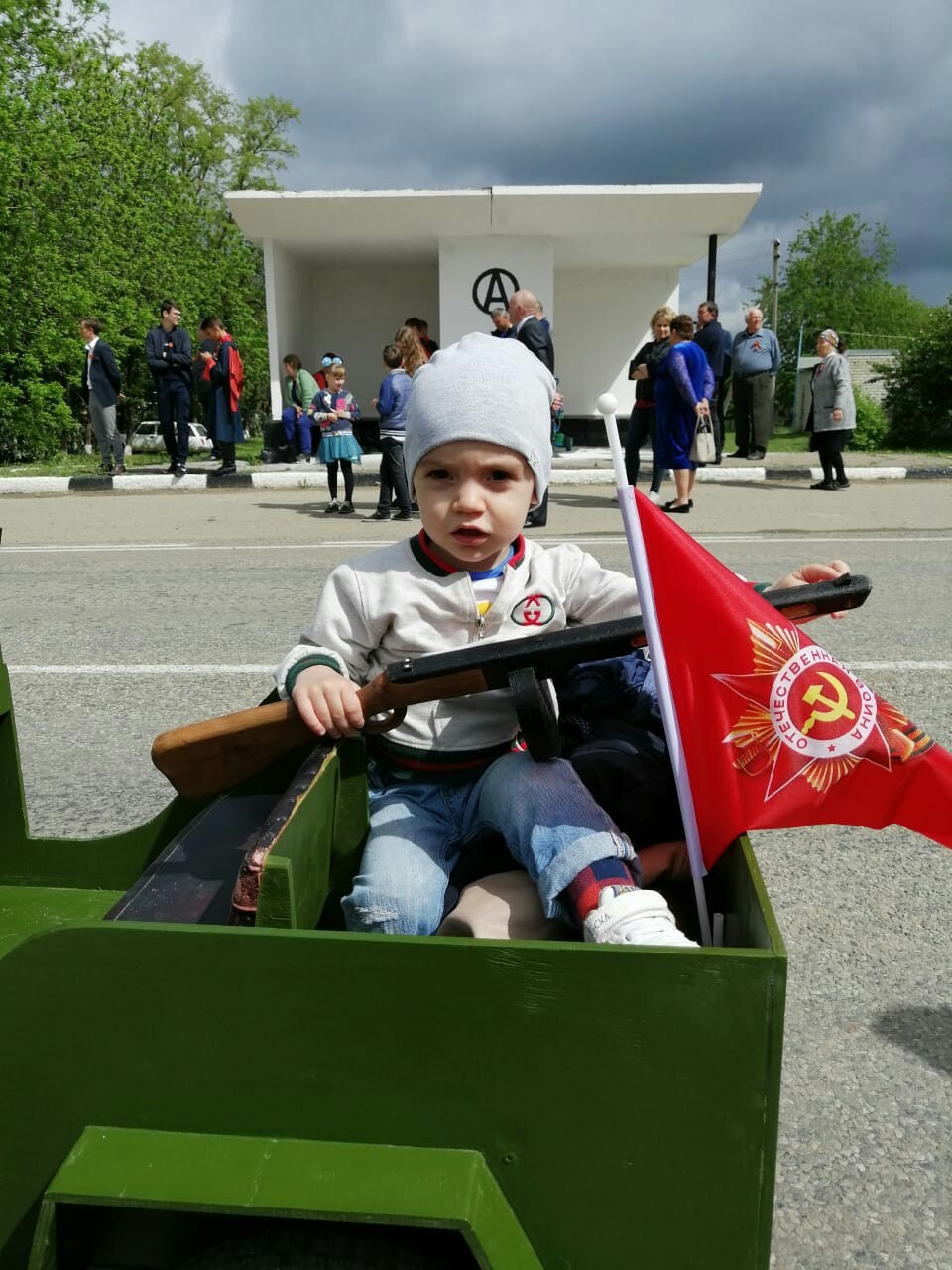 Victory Day!!! - My, Homemade, Children's car, Video, Longpost, May 9, Children, Victory parade, May 9 - Victory Day