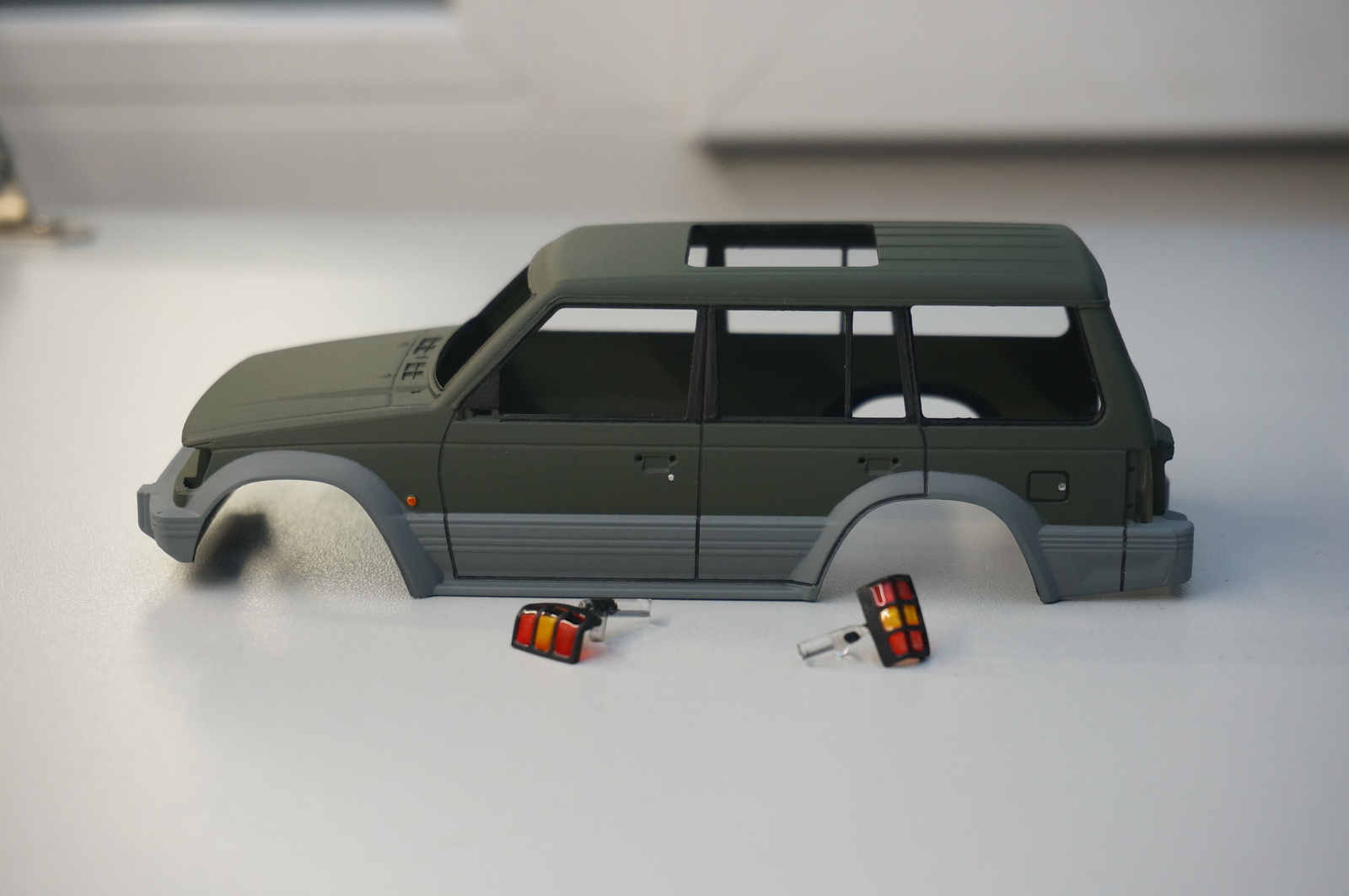 1:32 scale SUV assembly. - My, Rc, Radio controlled car, Longpost, Enthusiasm, Video, SUV, Scale model, Radio controlled models, Radio-controlled car