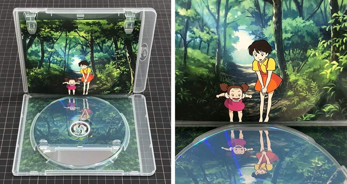 DVD reflection as part of the box design - DVD, Design, Anime, My neighbor Totoro, Reflection, Box