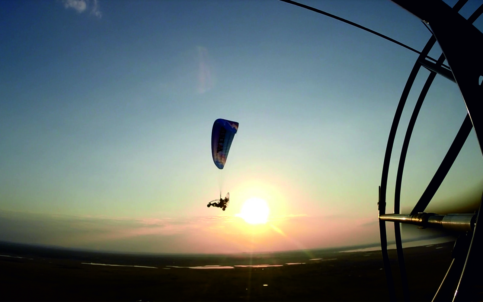 Paragliding. - My, Paragliding, Flight, Bird's-eye, Motorized paraglider, Longpost, View from above