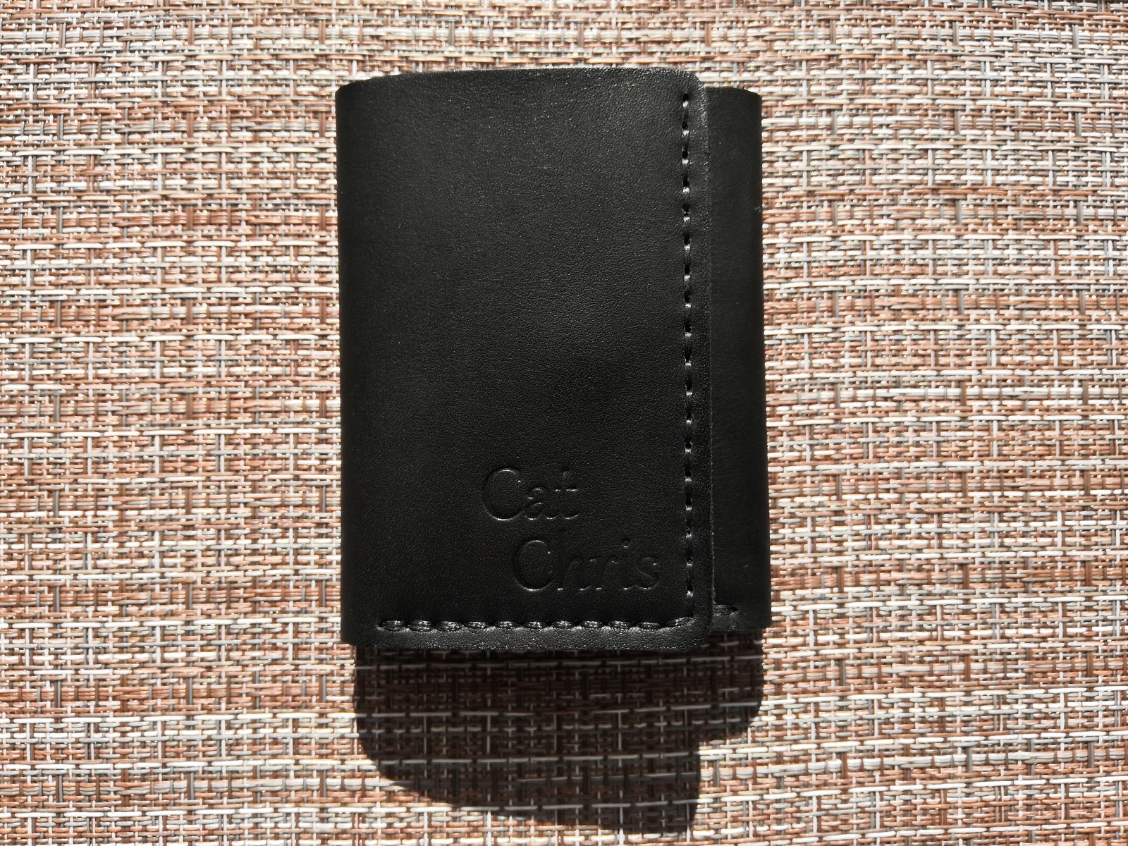 My crafts - My, Leather, Wallet, Handmade, Leather craft, Longpost