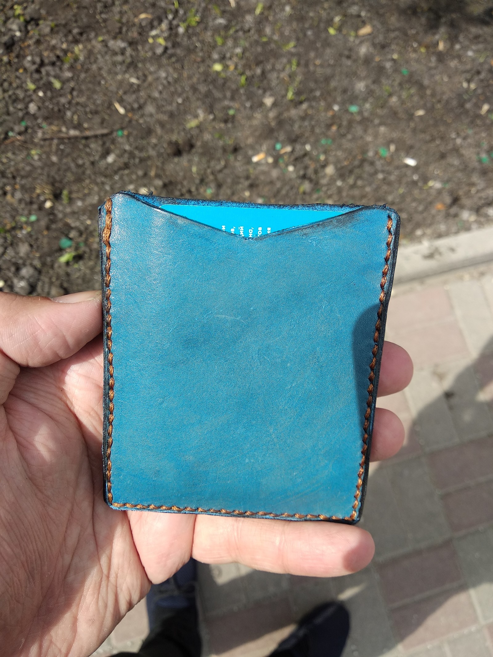 Leather work, first attempt) - My, Leather, First time, Longpost