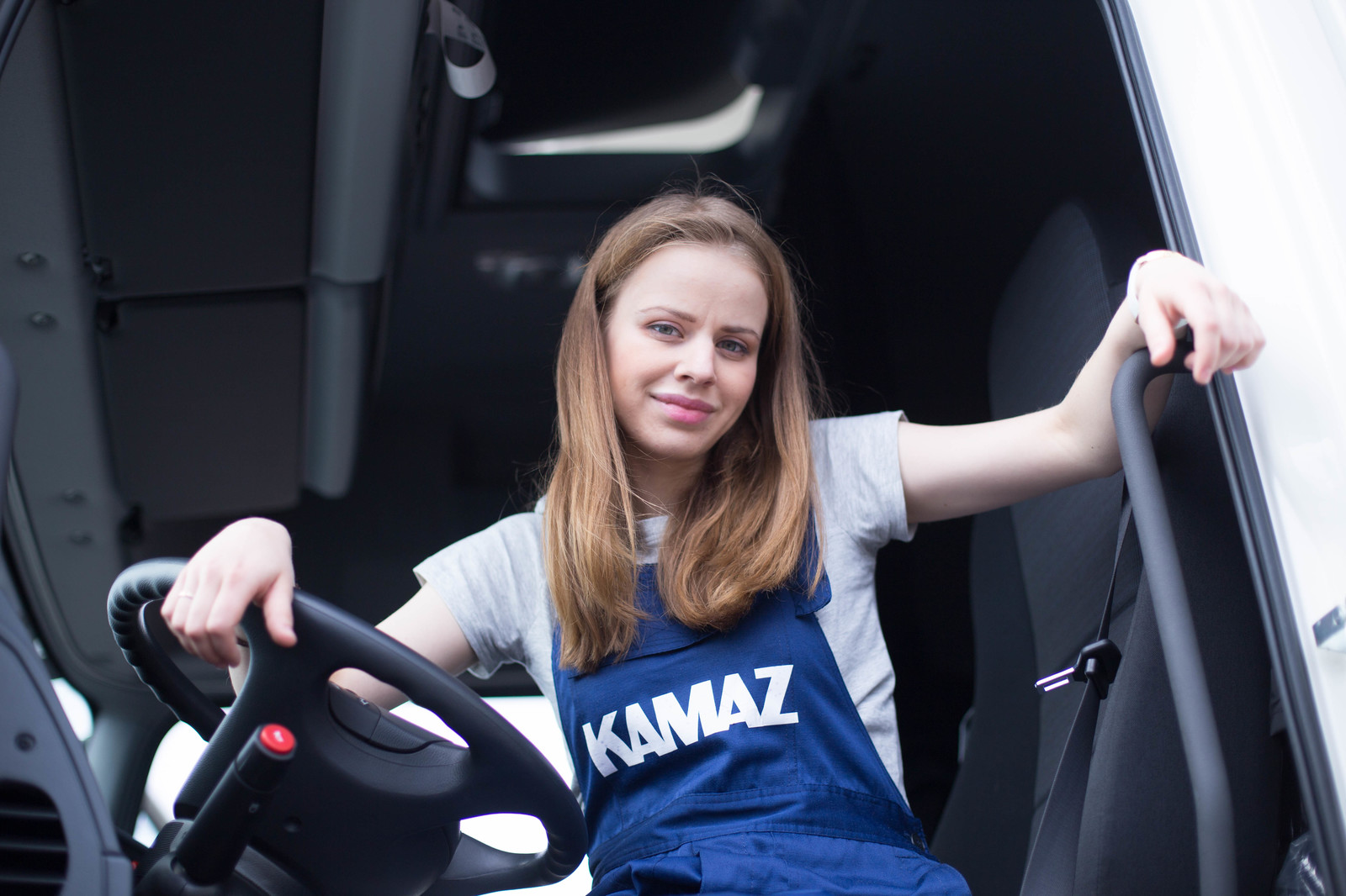 Tanya Kamazistka in the project ZAVODchanki! (photo report + video) - Zavodchanki, Kamaz, Girls, Woman driving, Tanya Kamazistka, Video, Longpost