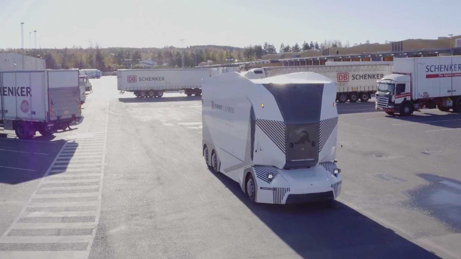 Einride T-pod autonomous electric truck enters service on public road - Electric car, Electric Truck, , , Video, Longpost