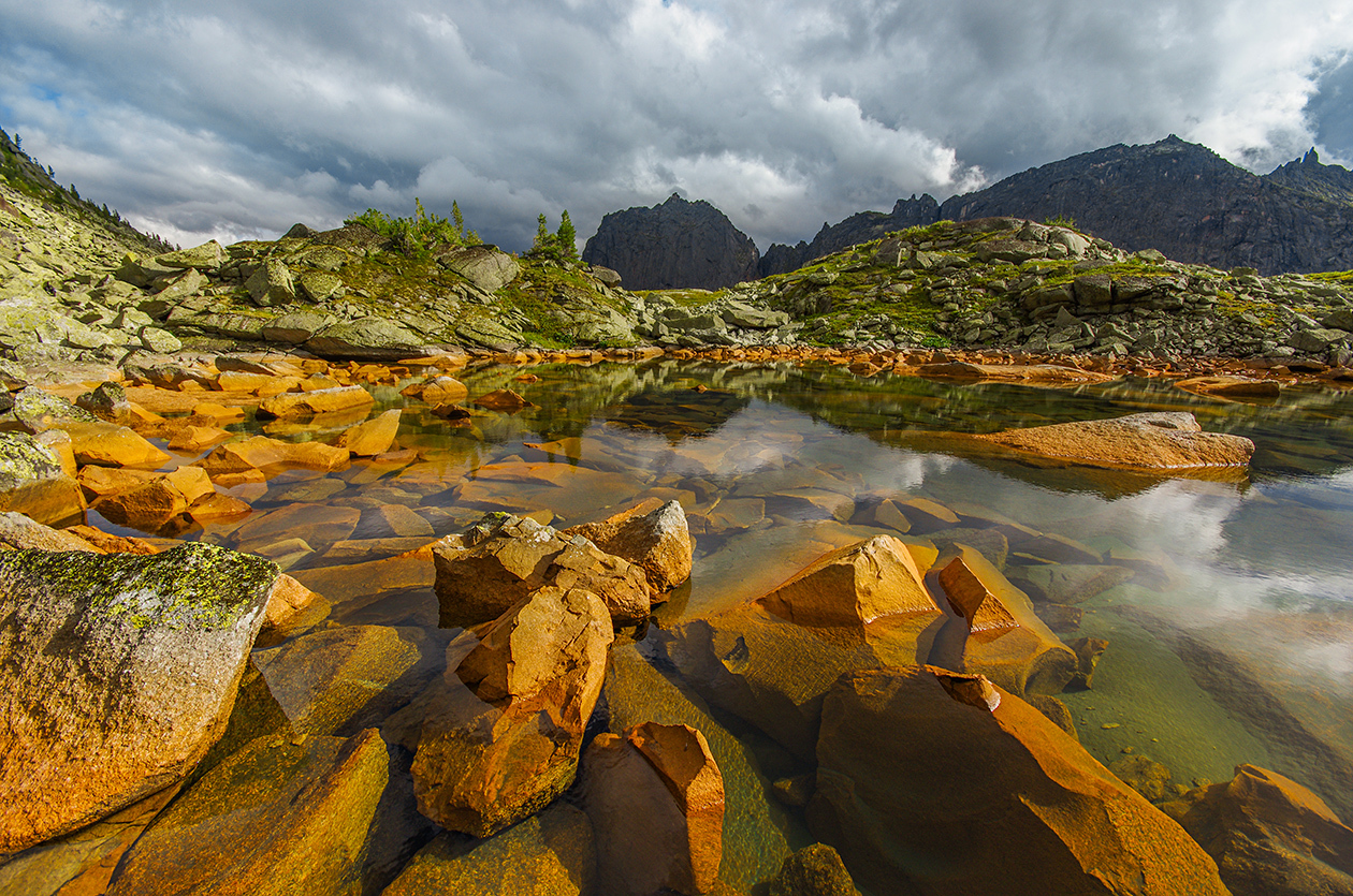 Lake Ryzhee - My, Ergaki, Travels, Leisure, Camping, Holidays in Russia, Longpost, Nature