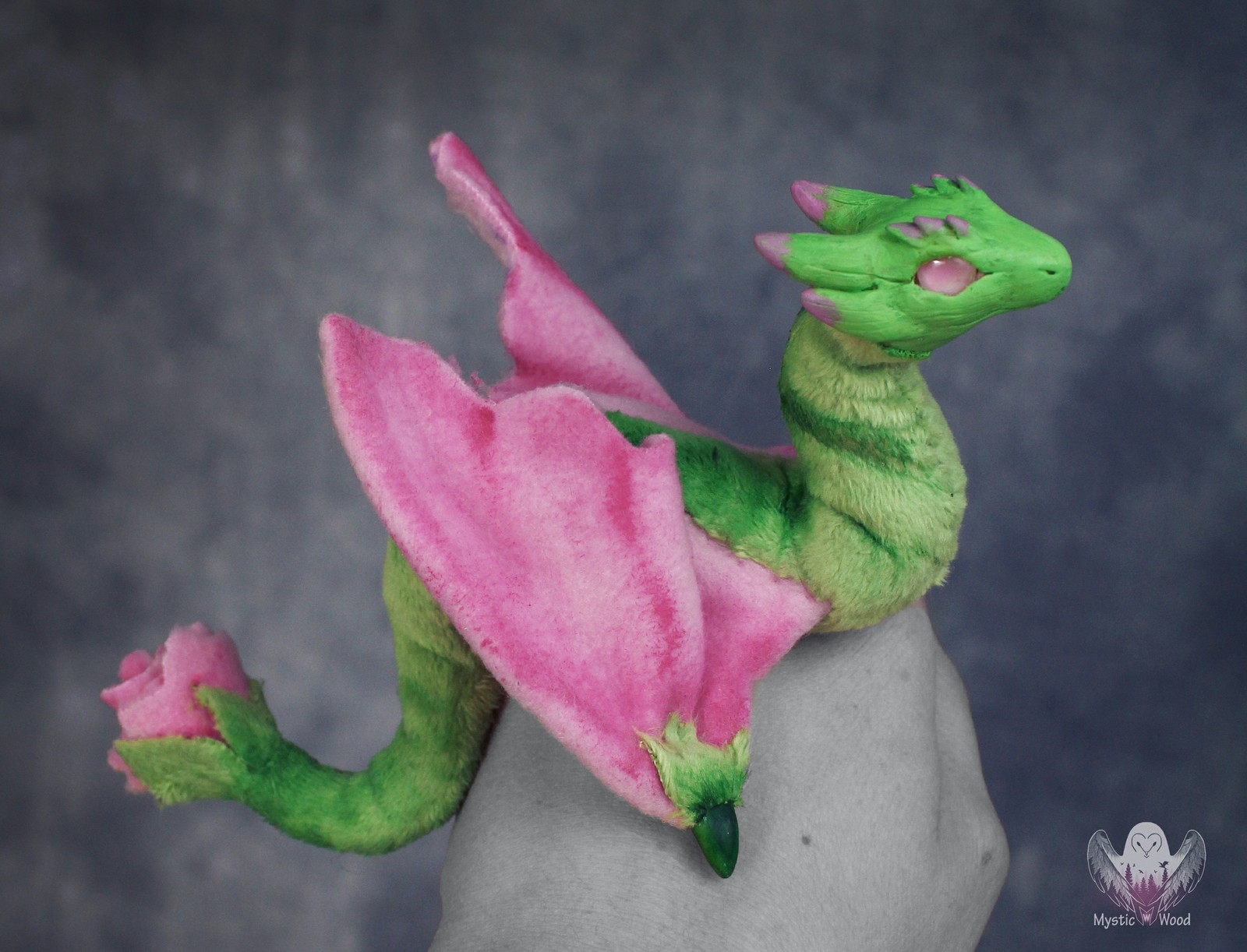 forest rose. - My, The Dragon, the Rose, Polymer clay, Needlework without process, Handmade, Longpost