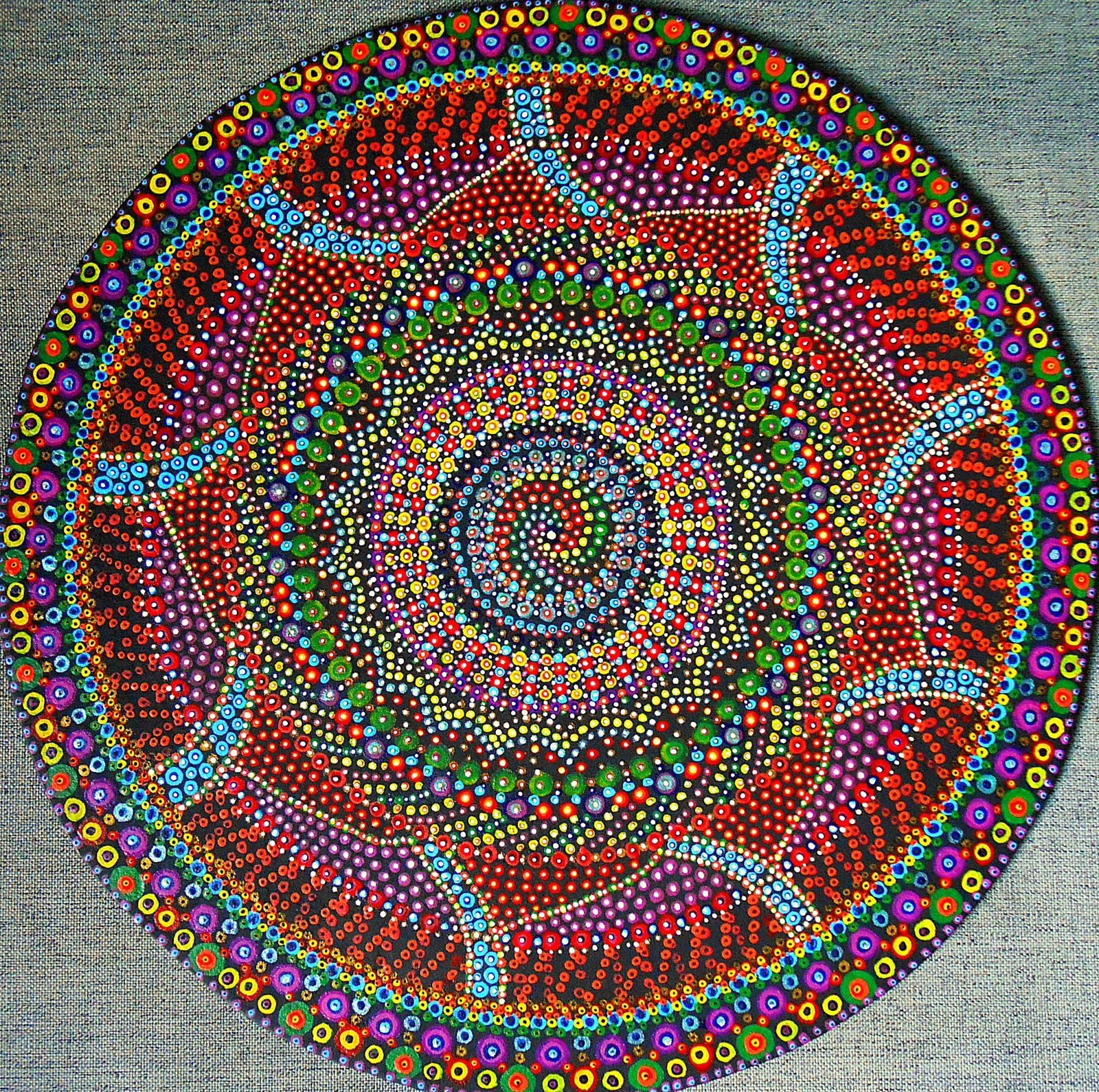 Mandala. - My, Art, Mandala, Acrylic, Drawing, Painting, Painting