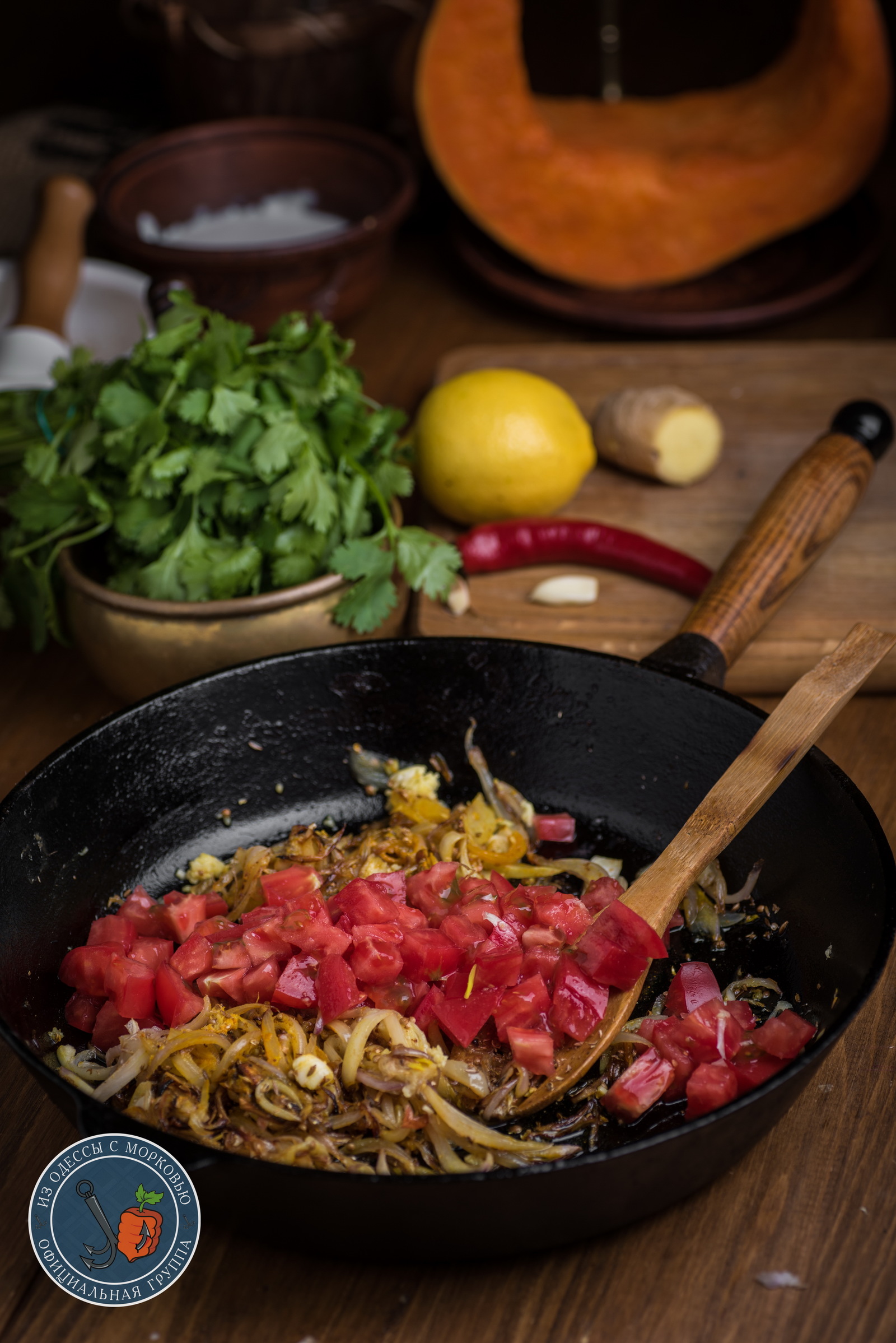 The famous spicy chicken and pumpkin goulash. The Witcher Universe. - My, Literary Cuisine, Recipe, Cooking, Food, The photo, Longpost, From Odessa with carrots, Witcher