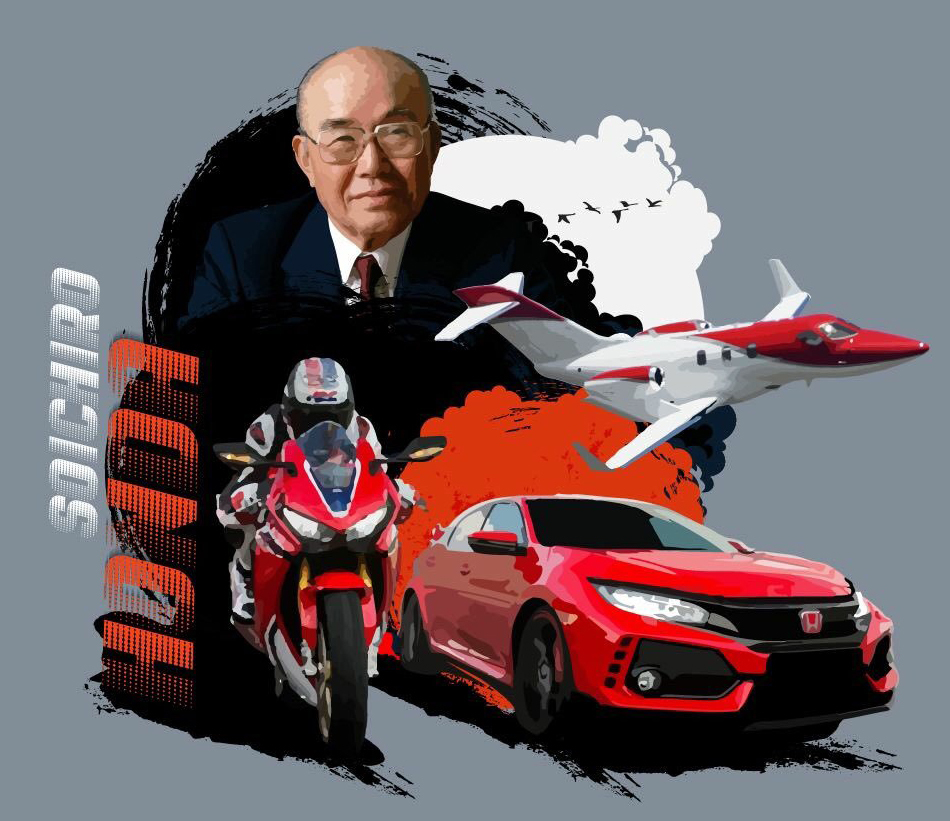 Soichiro HONDA: the son of a blacksmith, who became the personification of the Japanese economic miracle - My, Honda, Japan, Motorists, Industry, Motorcycles, Biography, Yandex Zen, Longpost, Moto