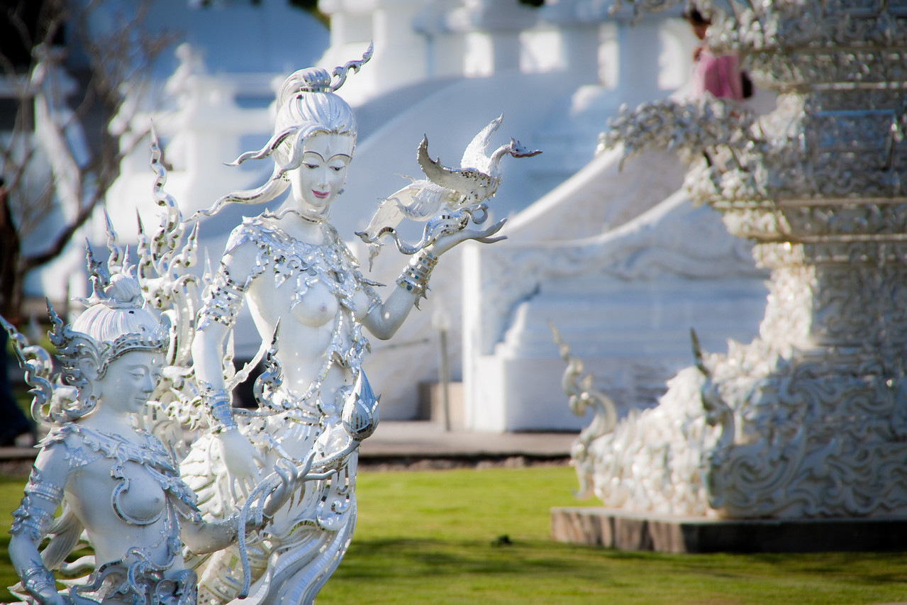 White Temple ~ Thailand - Architecture, Art, The photo, Longpost, Thailand, Temple