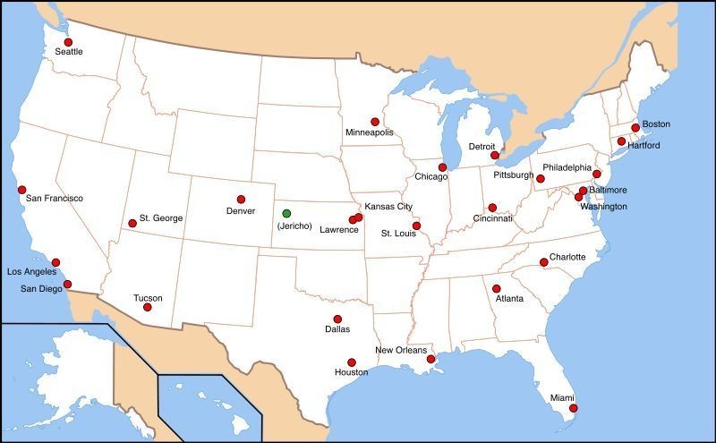 How the USA was blown up. The series Jericho - Movies, Foreign serials, Fantasy, Jericho, Longpost