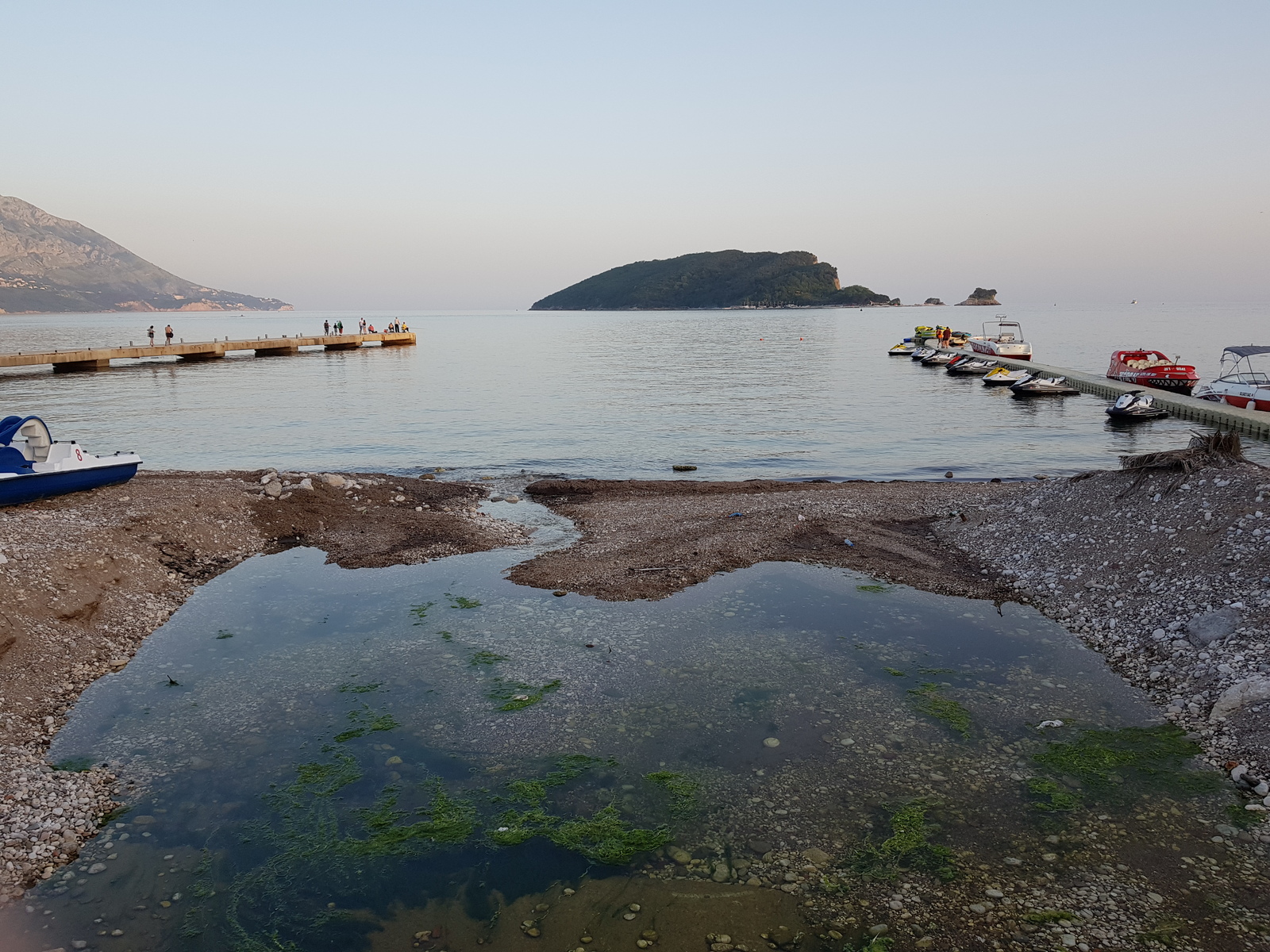 Grdjevica / Grdzhevica is the largest river in Budva, Montenegro. - My, Montenegro, Budva, Mediterranean Sea, Adriatic, Sea, Vacation, Summer, Note 8, Longpost