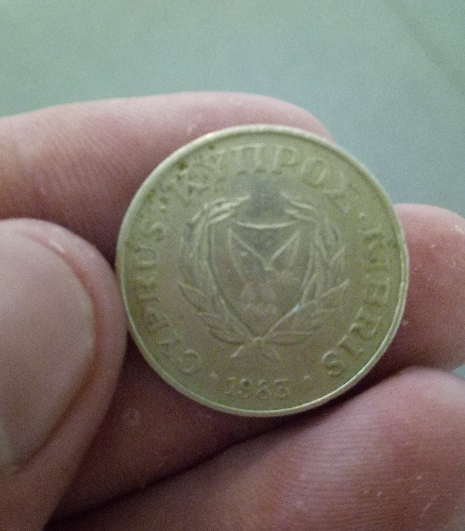 Cypriot Alien - My, Stranger, Cyprus, Coin, Longpost