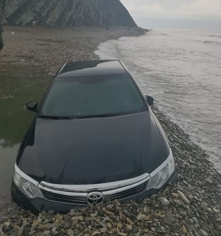 Не бита, не крашена... И в море не тонула. - Архипо-Осиповка, Toyota Camry, Черное море, Длиннопост