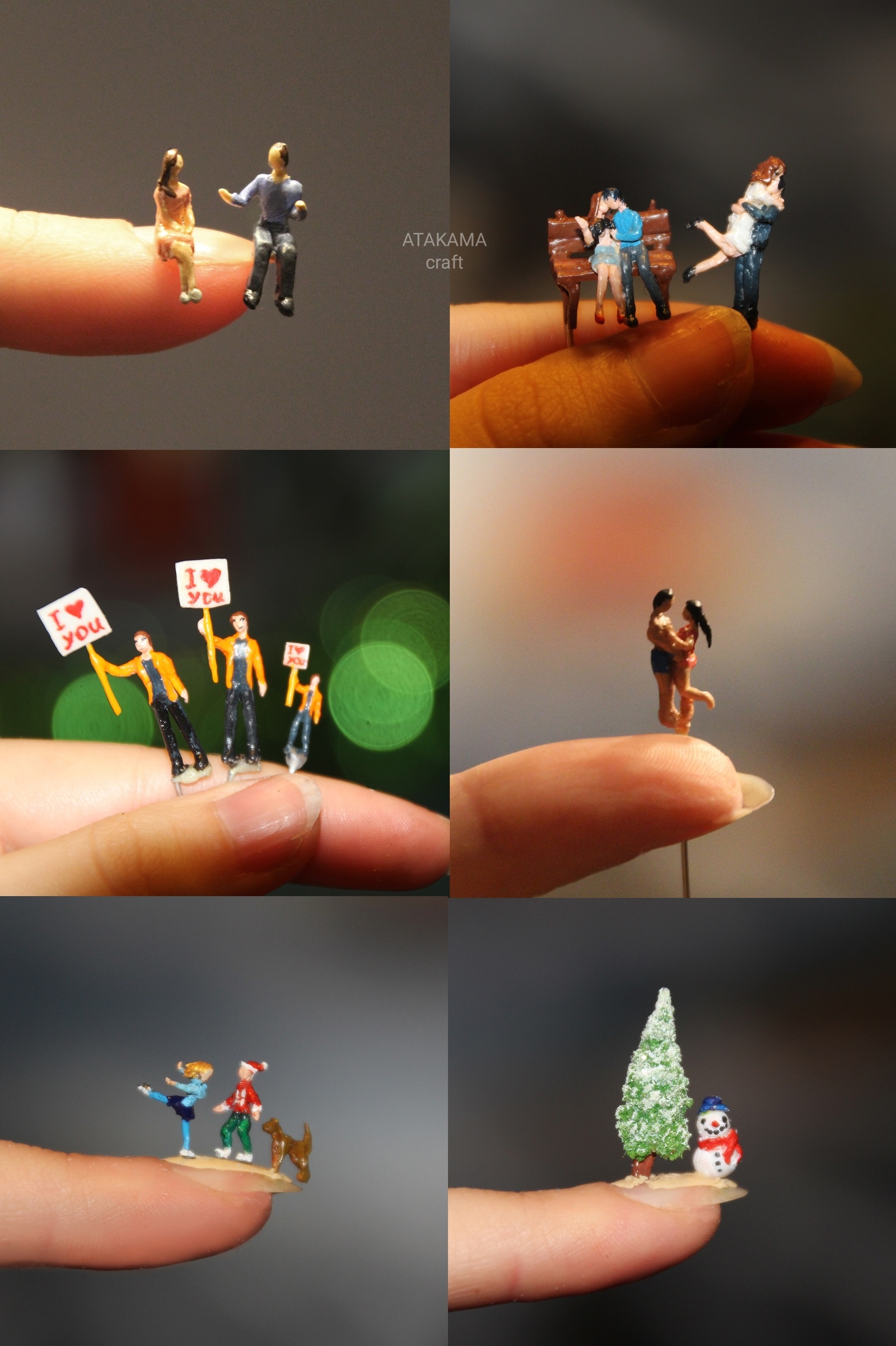 Miniature people, animals and houses - handmade figurines - My, Miniature, miniature things, Needlework without process, Miniatures, Handmade, Creation, Painting miniatures, Longpost