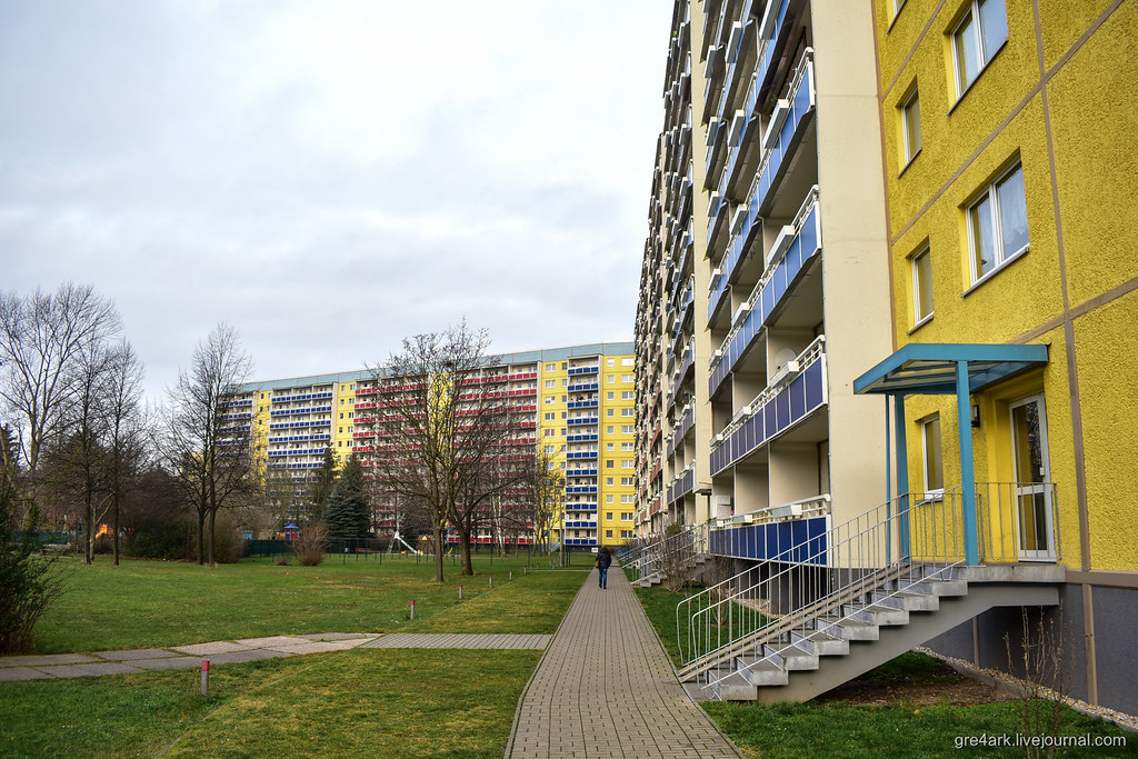 Panel heritage of the GDR. - GDR, Germany, Leipzig, Longpost, Architecture, Panel house