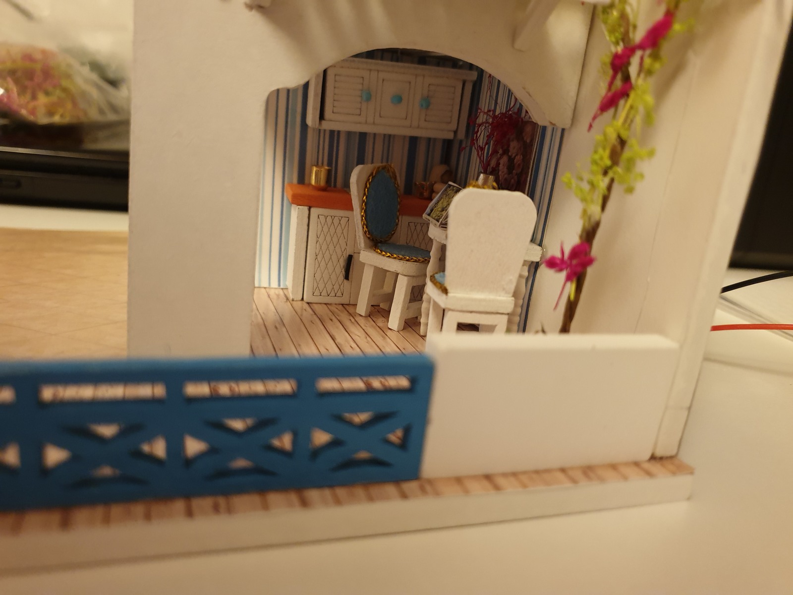 Roombox, miniature house, process - My, Roombox, Miniature, Longpost