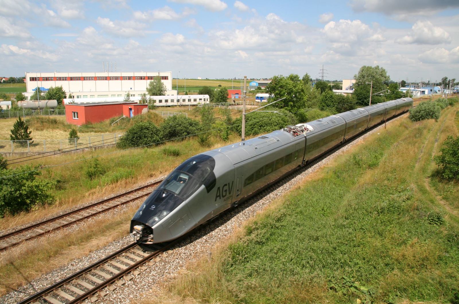 TGV. - Railway, Tgv, High-speed electric train, Longpost, France, Train