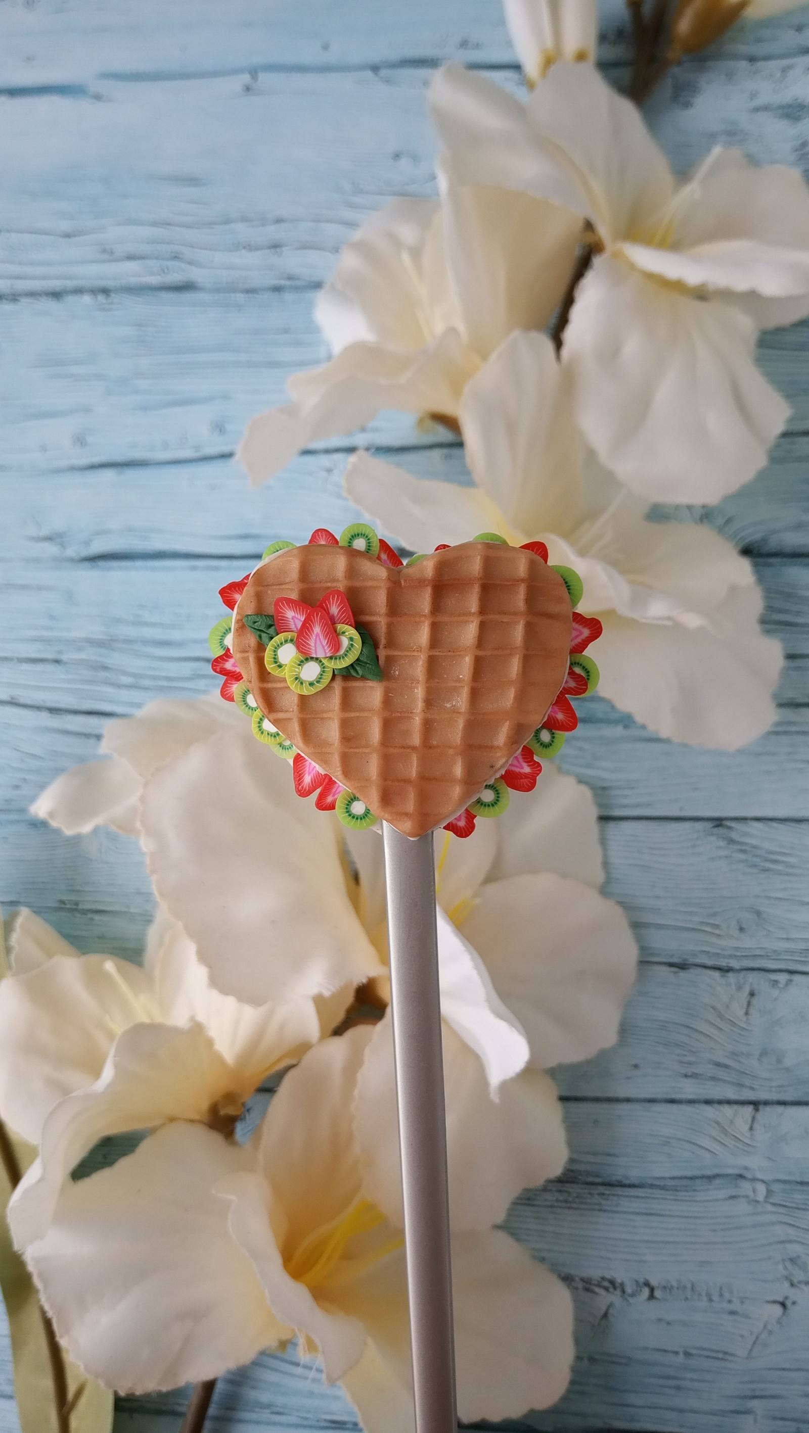 Some tasty treats! - My, Лепка, Polymer clay, Delicious spoons, Spoon decor, Longpost