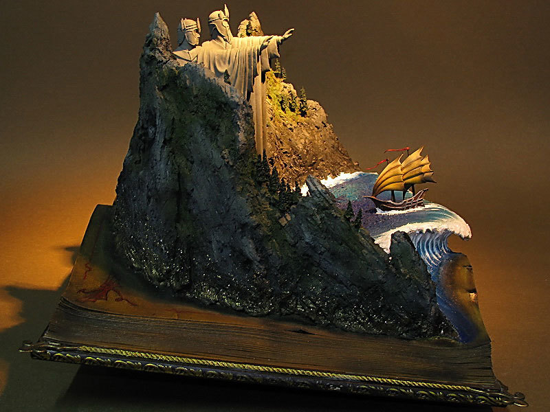 Diorama Guardians - the pillars of the Argonath. - Lord of the Rings, Argonate, Diorama, Longpost