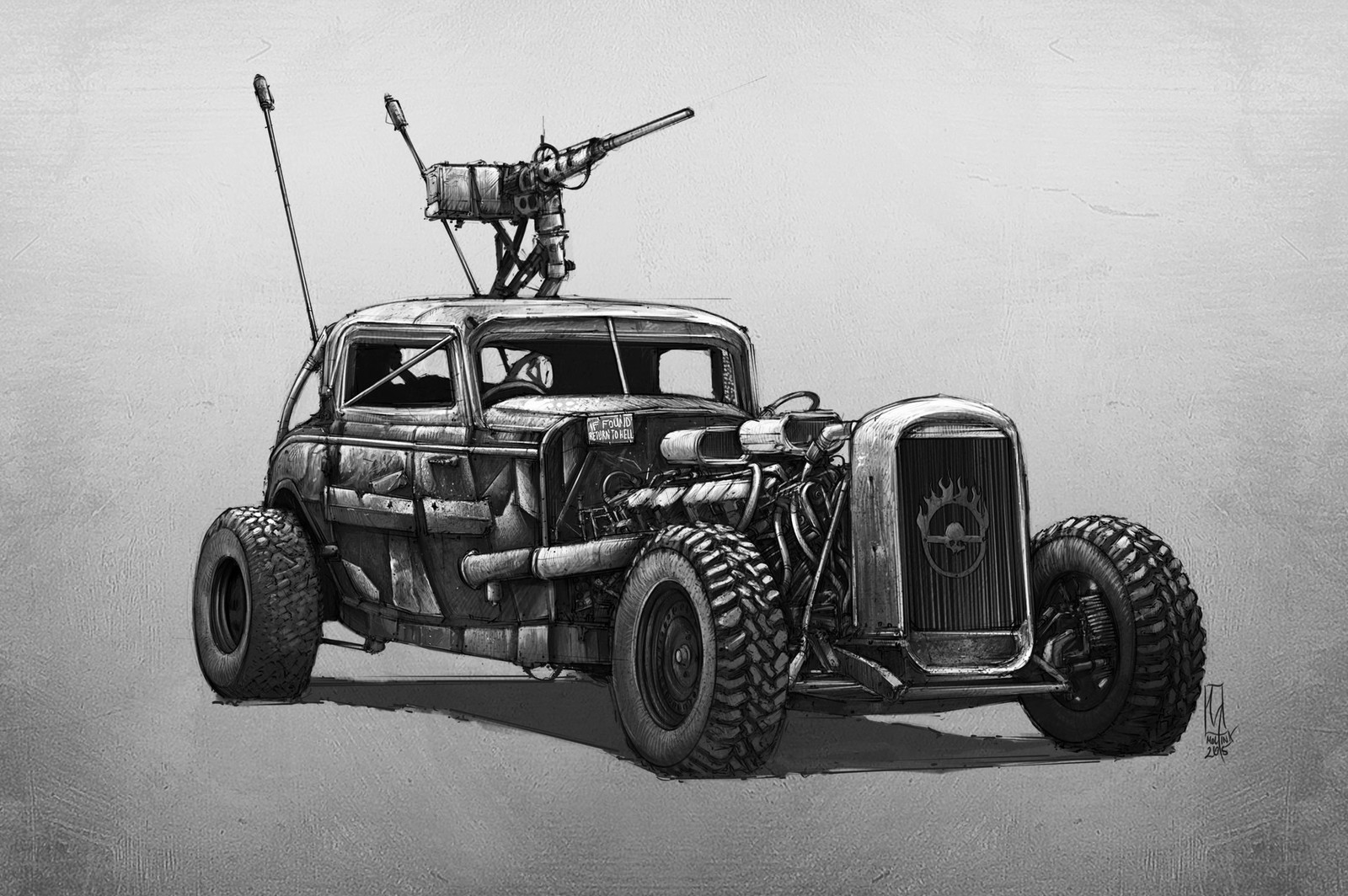 Mad Max машины концепт арт
