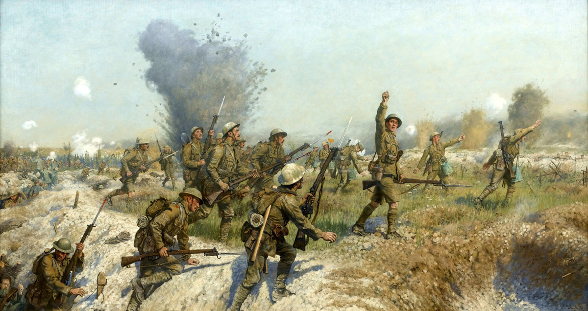 Battle of extermination. Somme 1916. - World War I, , 1916, Longpost