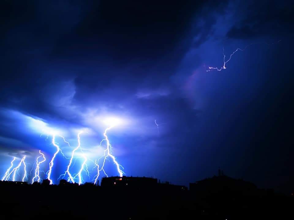 Thunderstorm - The photo, Lightning, Thunder, Thunderstorm, Plovdiv, Bulgaria, Longpost