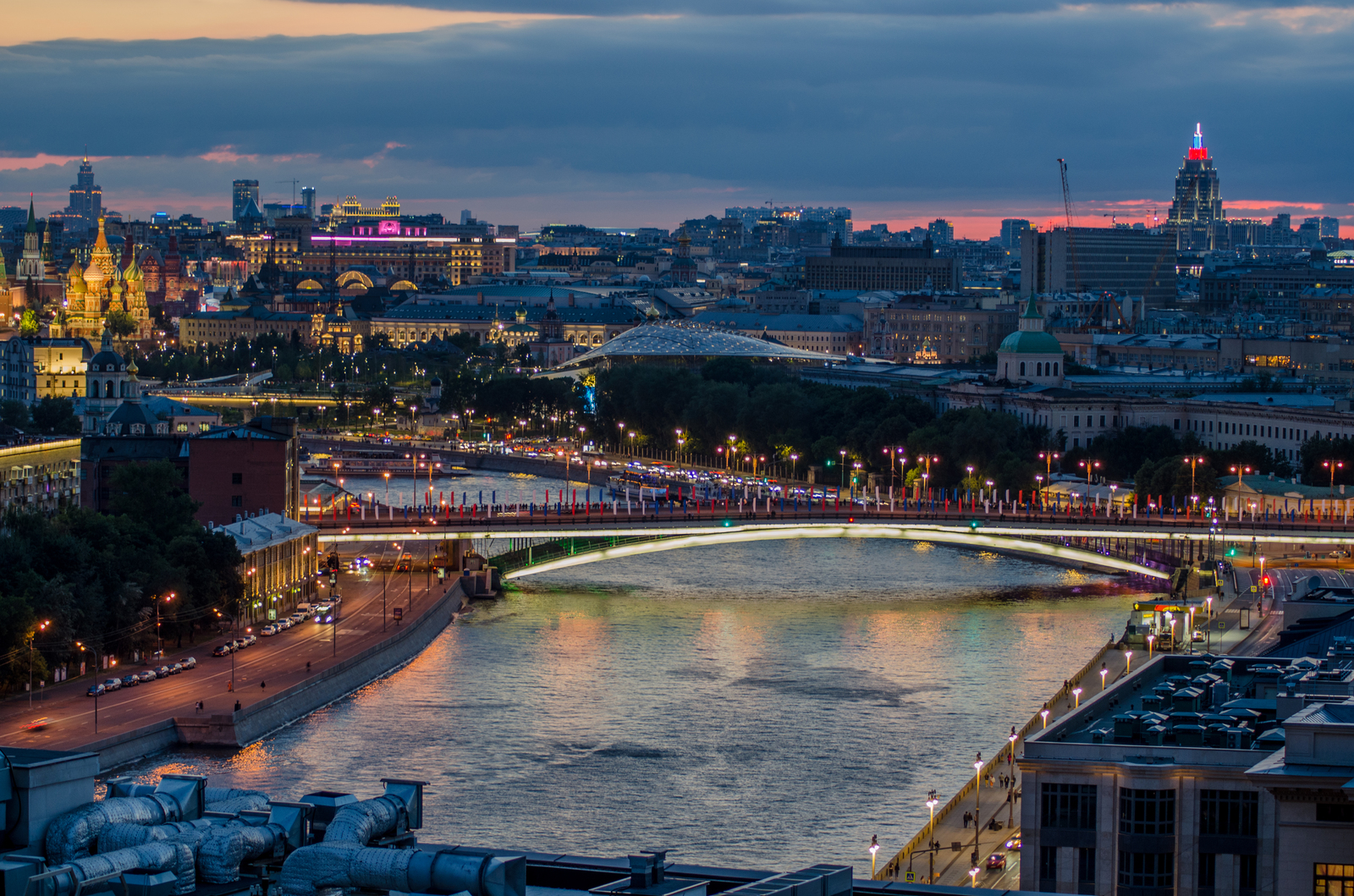 Sunset over the capital - The photo, Nikon, Sunset, Moscow, Longpost