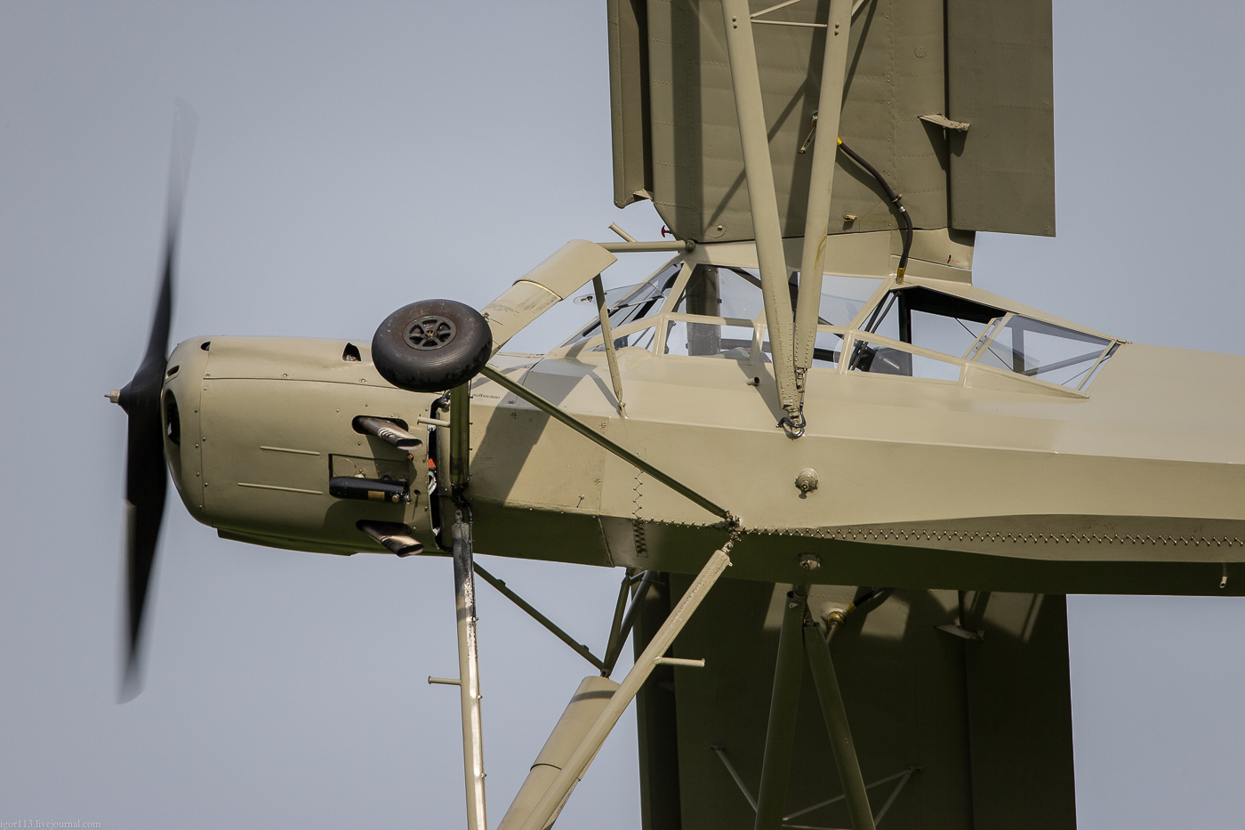 Аист на авиашоу в Шатллворте.Fieseler Fi 156 Storch - Германия, Вторая мировая война, Шторьх, Авиашоу, Длиннопост