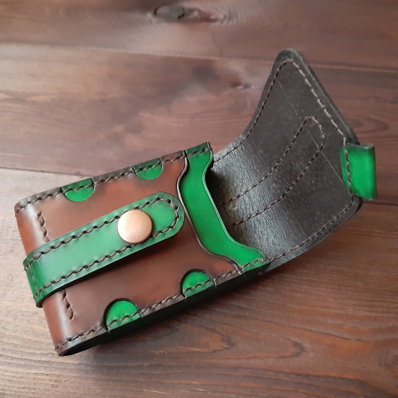 Leather camera case - My, Leather, Handmade, Leather craft, With your own hands, Longpost