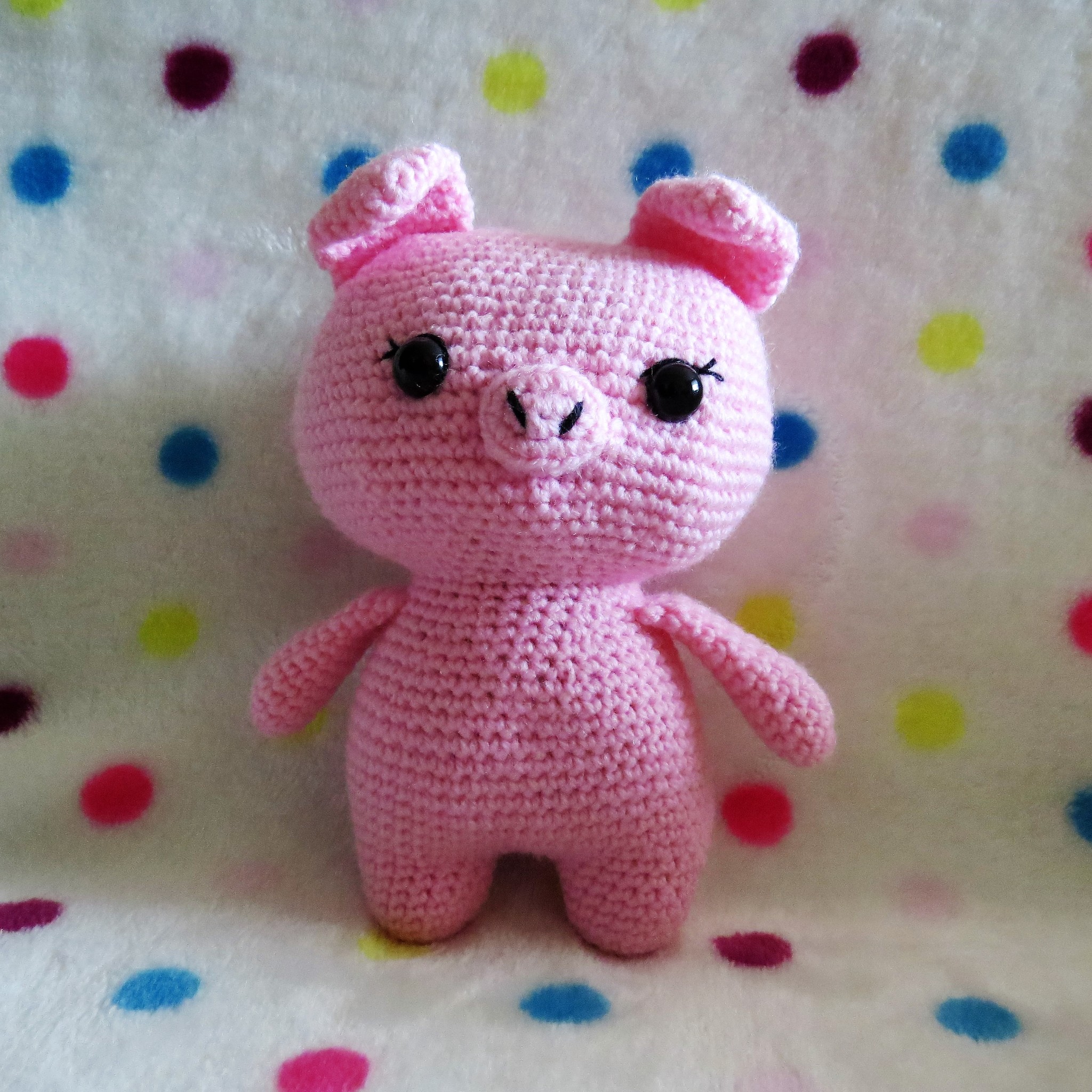 Piggy - My, Longpost, Needlework without process, Needlework, Knitting, Crochet, Toys, Knitted toys, Handmade