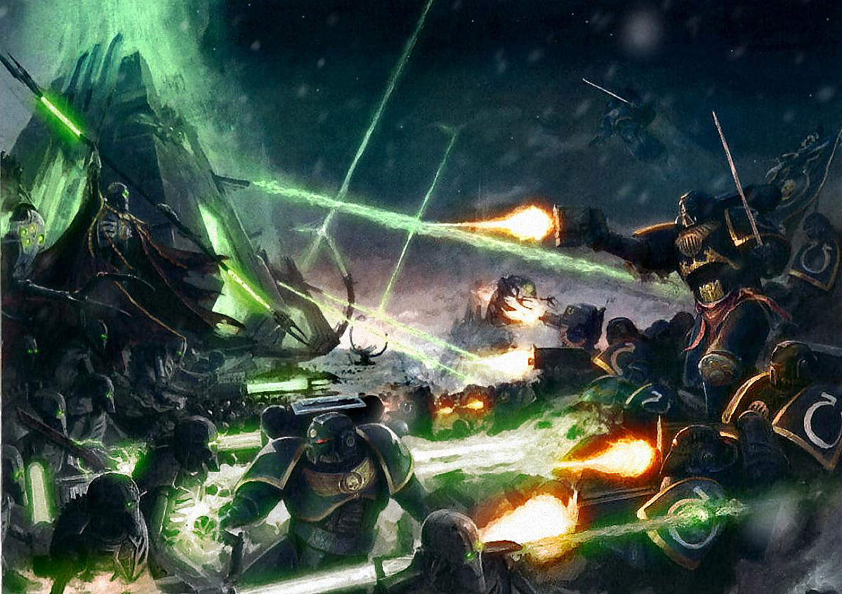 *evil nectron sounds* - Warhammer 40k, Wh Art, Necrons, Longpost, Art, A selection