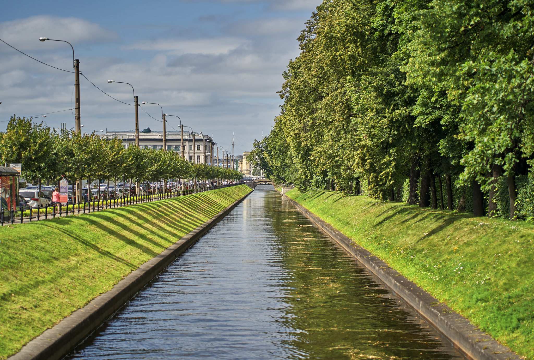 Summer garden - My, Summer garden, Saint Petersburg, Channel