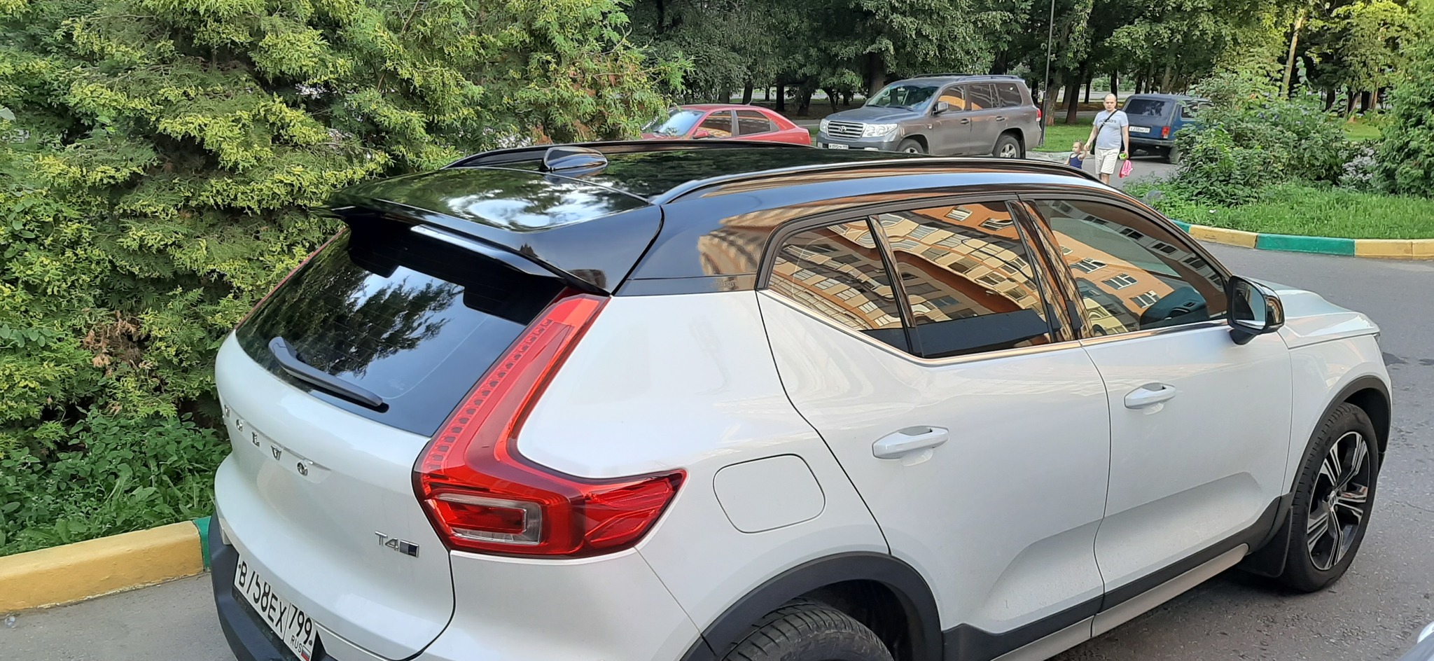 About the benefits of headlight protection and another Volvo XC-40 - My, Autovinyl, Car taping, Vinyl, Volvo, Skoda, Headlights, Armor, Protection, Longpost, Skoda