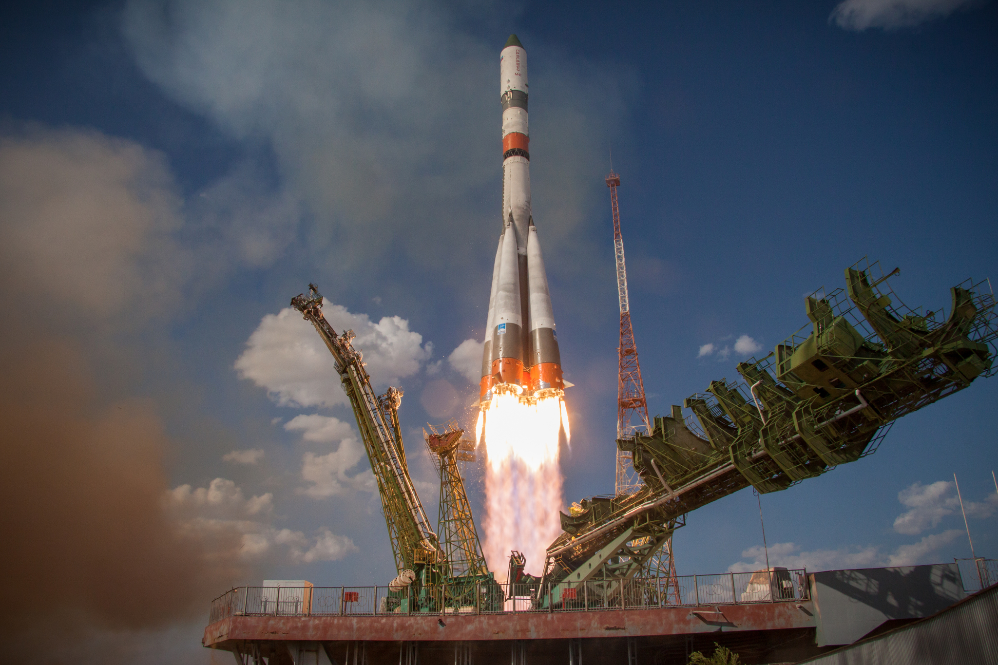 Space truck Progress again broke the record - Rocket, Running, Roscosmos, Progress, Baikonur, Video, Longpost, news