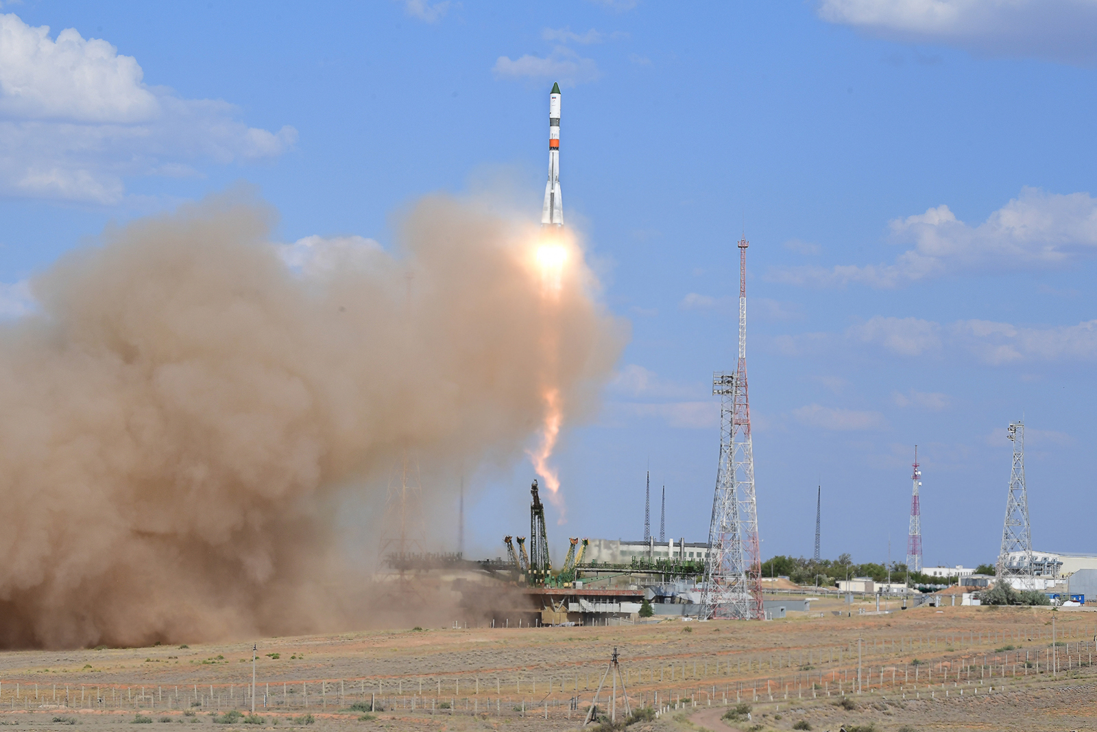 Space truck Progress again broke the record - Rocket, Running, Roscosmos, Progress, Baikonur, Video, Longpost, news